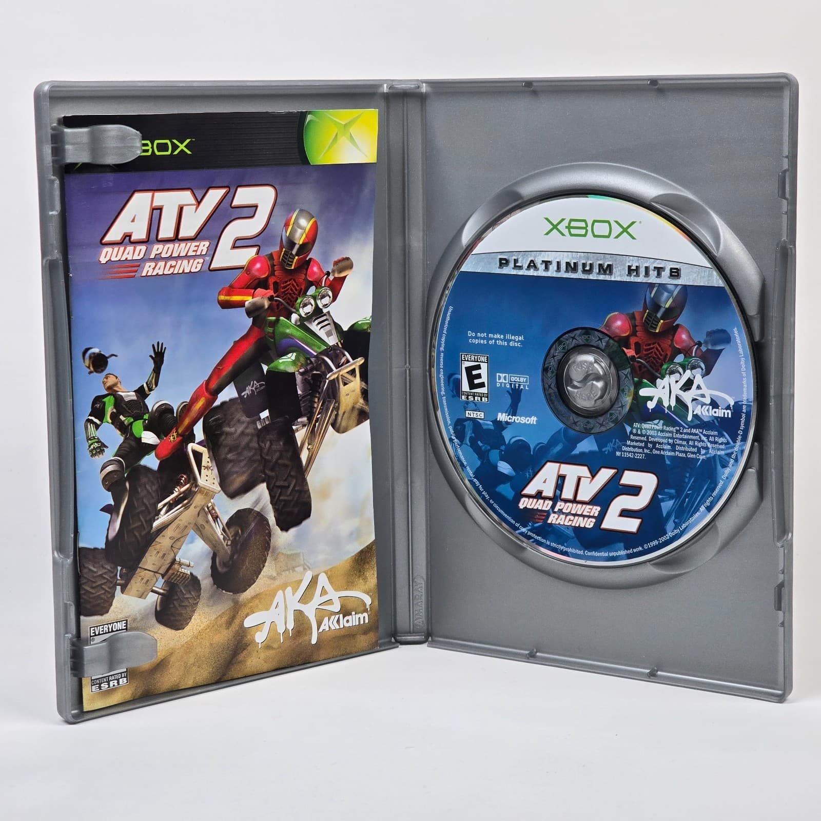 ATV Quad Power Racing 2 (Original Xbox) Platinum Hits CIB COMPLETE - Thumbnail 2