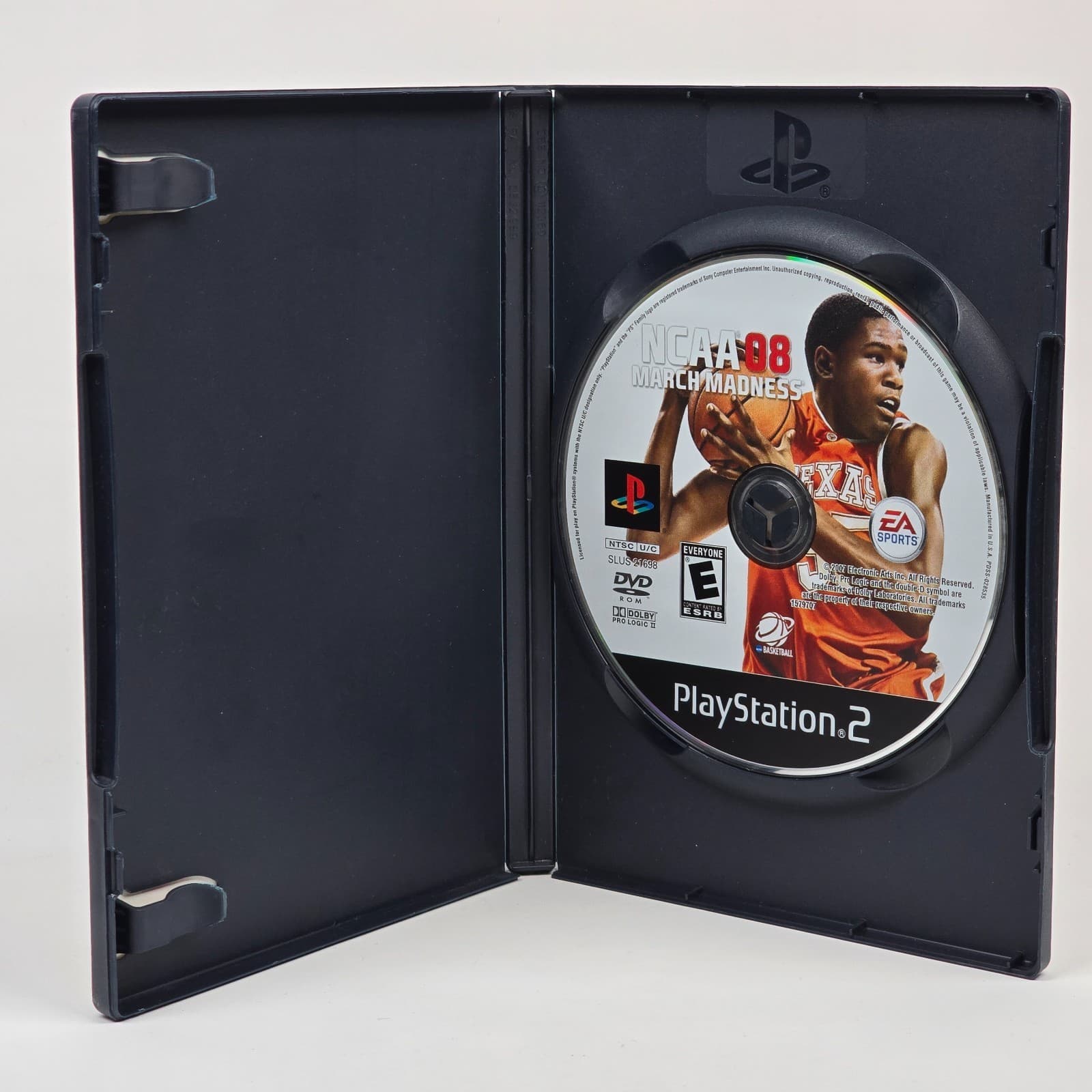 NCAA March Madness 08 (PlayStation 2 PS2) Case & Disc - Thumbnail 2