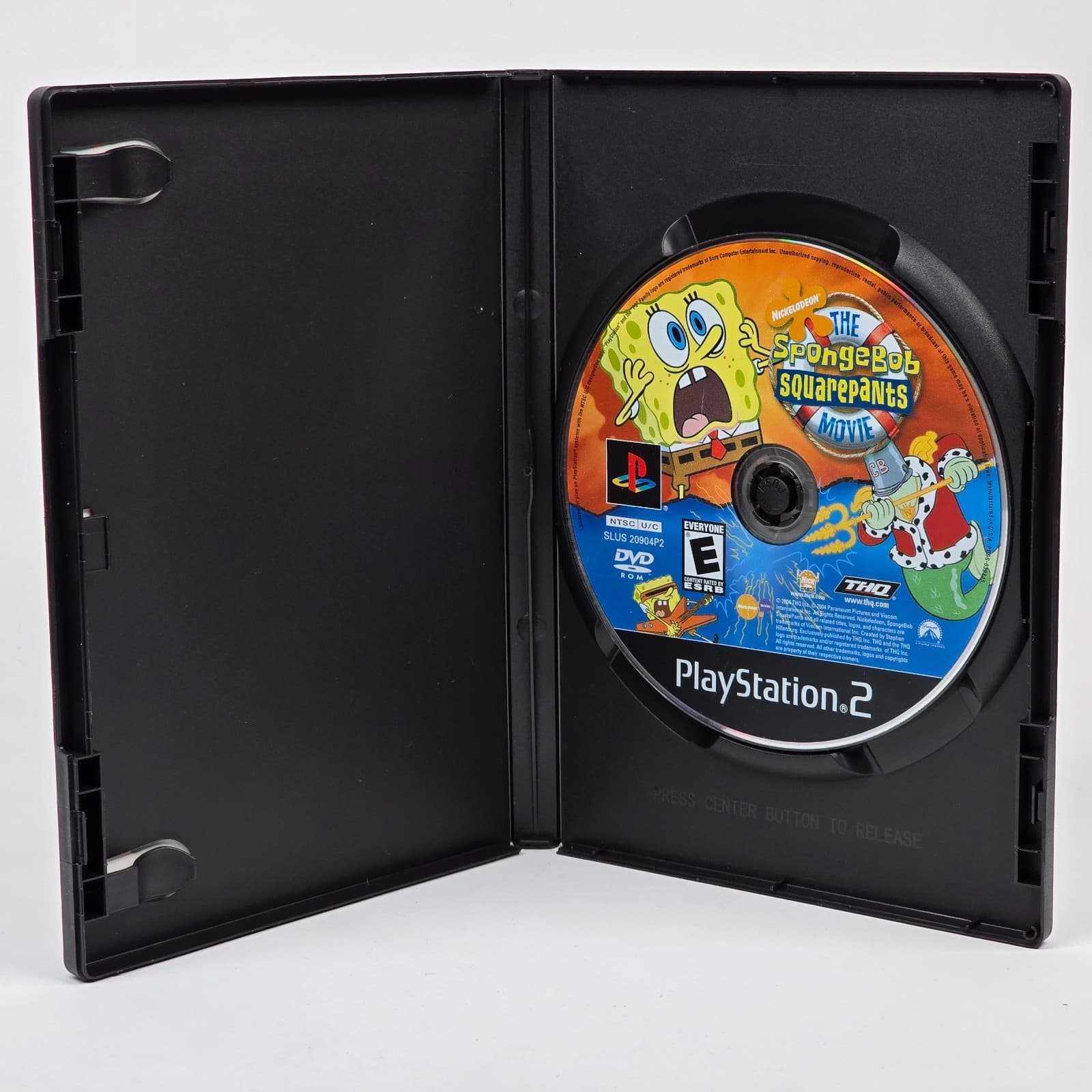 The SpongeBob SquarePants Movie (PlayStation 2 PS2) Case & Disc - Thumbnail 2