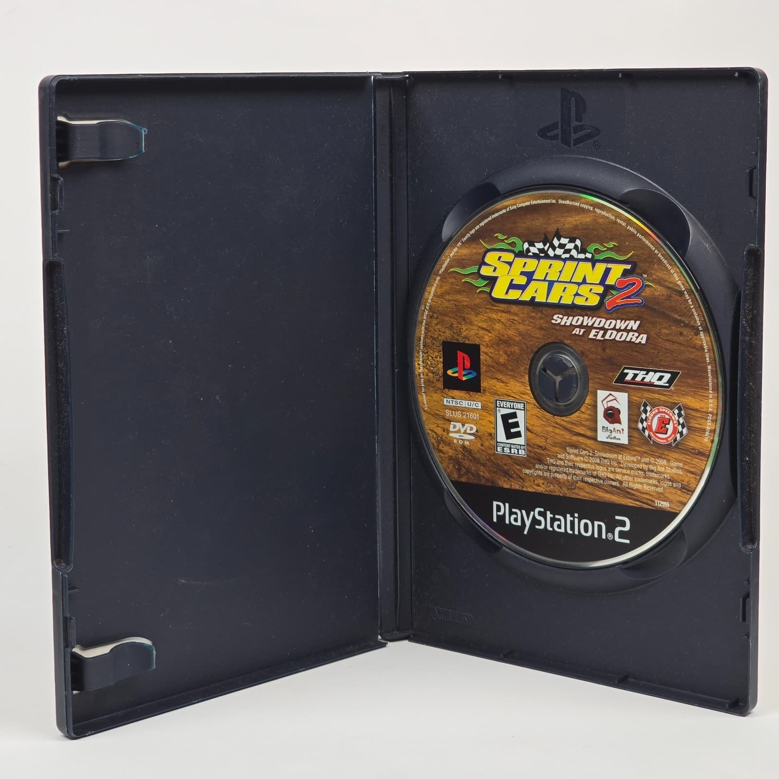 Sprint Cars 2: Showdown at Eldora (PlayStation 2 PS2) Case & Disc - Thumbnail 2
