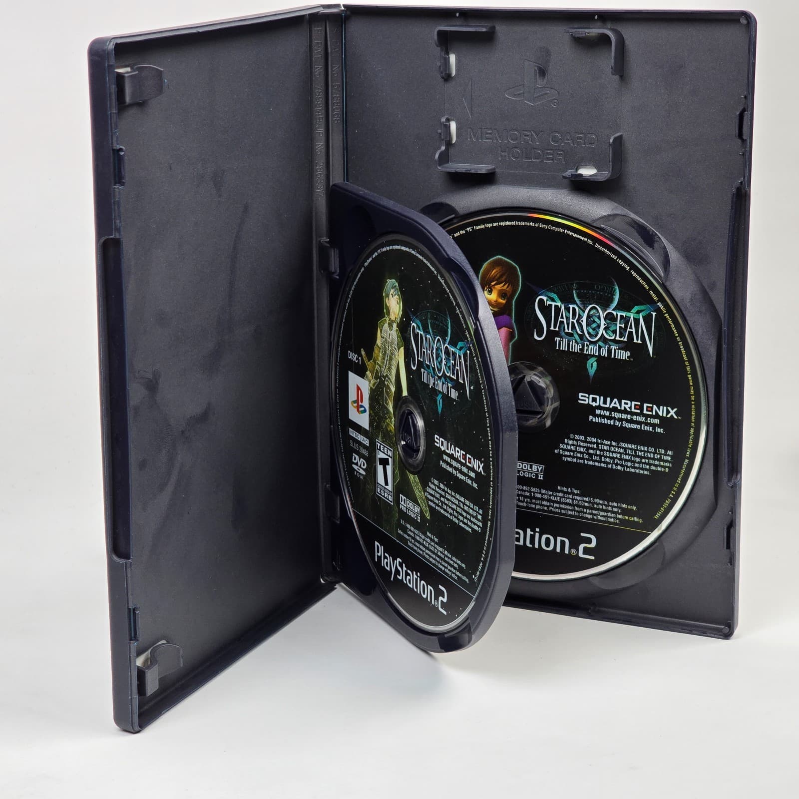 Star Ocean: Till the End of Time (PlayStation 2 PS2) Black Label Case & Discs - Thumbnail 2