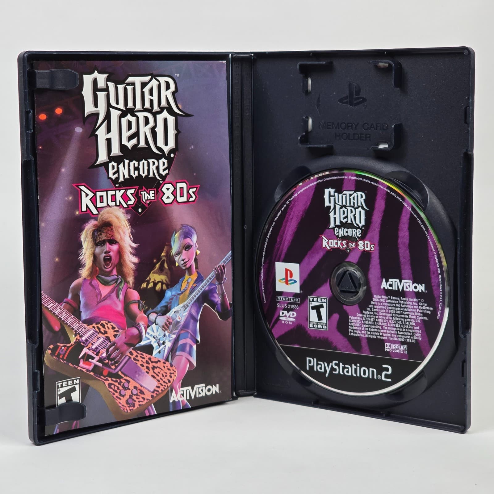 Guitar Hero Encore: Rocks the 80s (PlayStation 2 PS2) Black Label CIB COMPLETE - Thumbnail 2