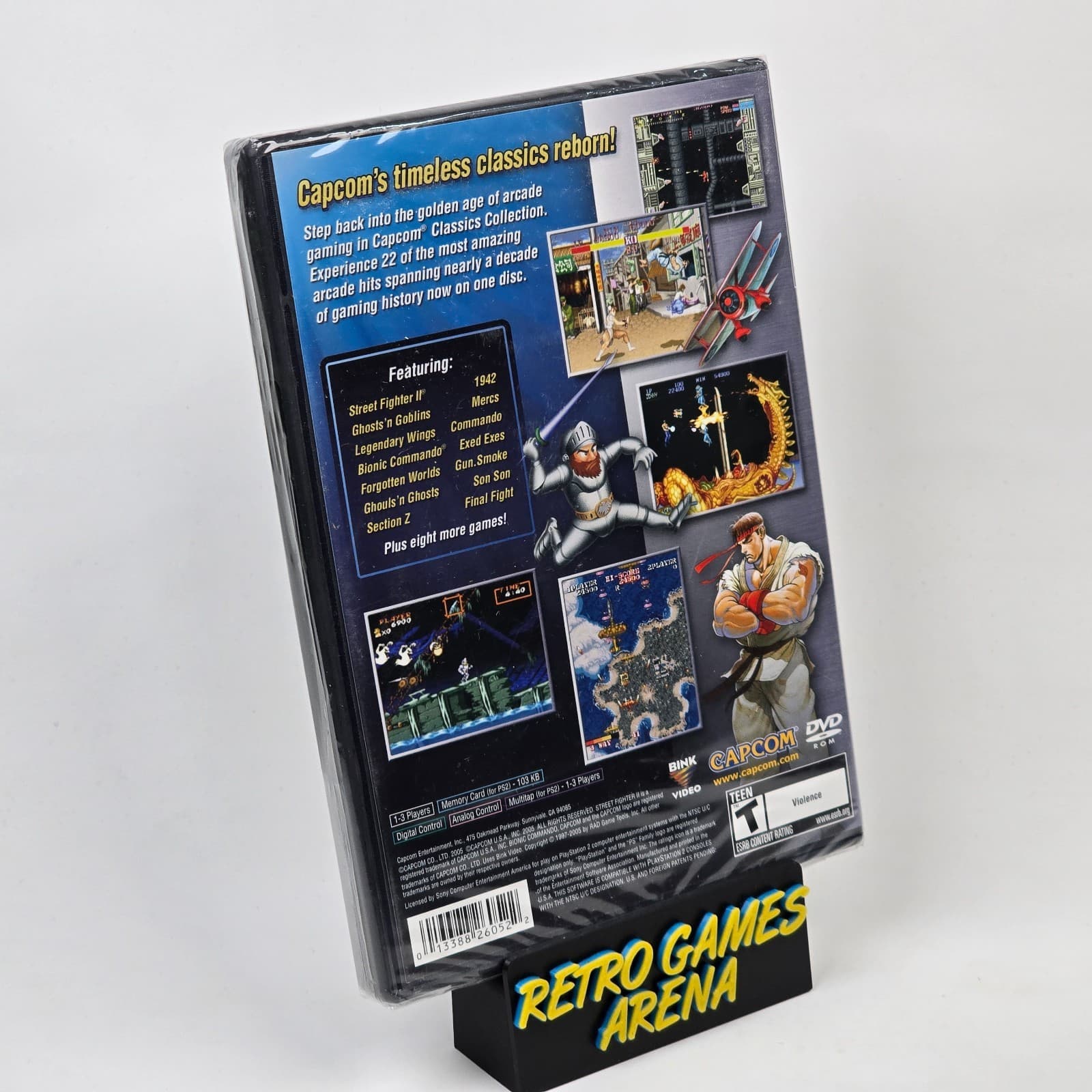 Capcom Classics Collection (PlayStation 2 PS2) BRAND NEW FACTORY SEALED - Thumbnail 2