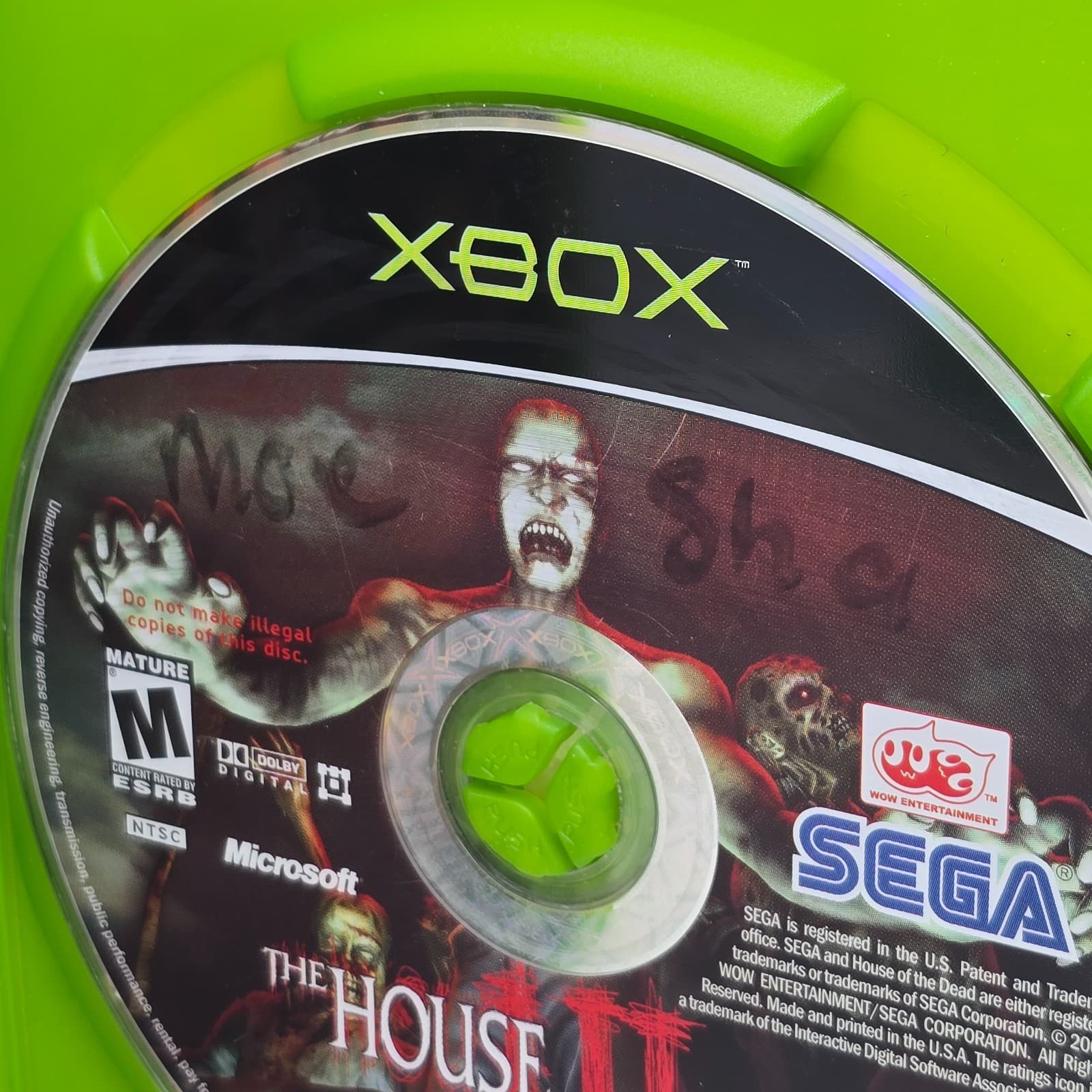 House of the Dead III 3 (Original Xbox) CIB COMPLETE & TESTED (Writing on Disc) - Thumbnail 3