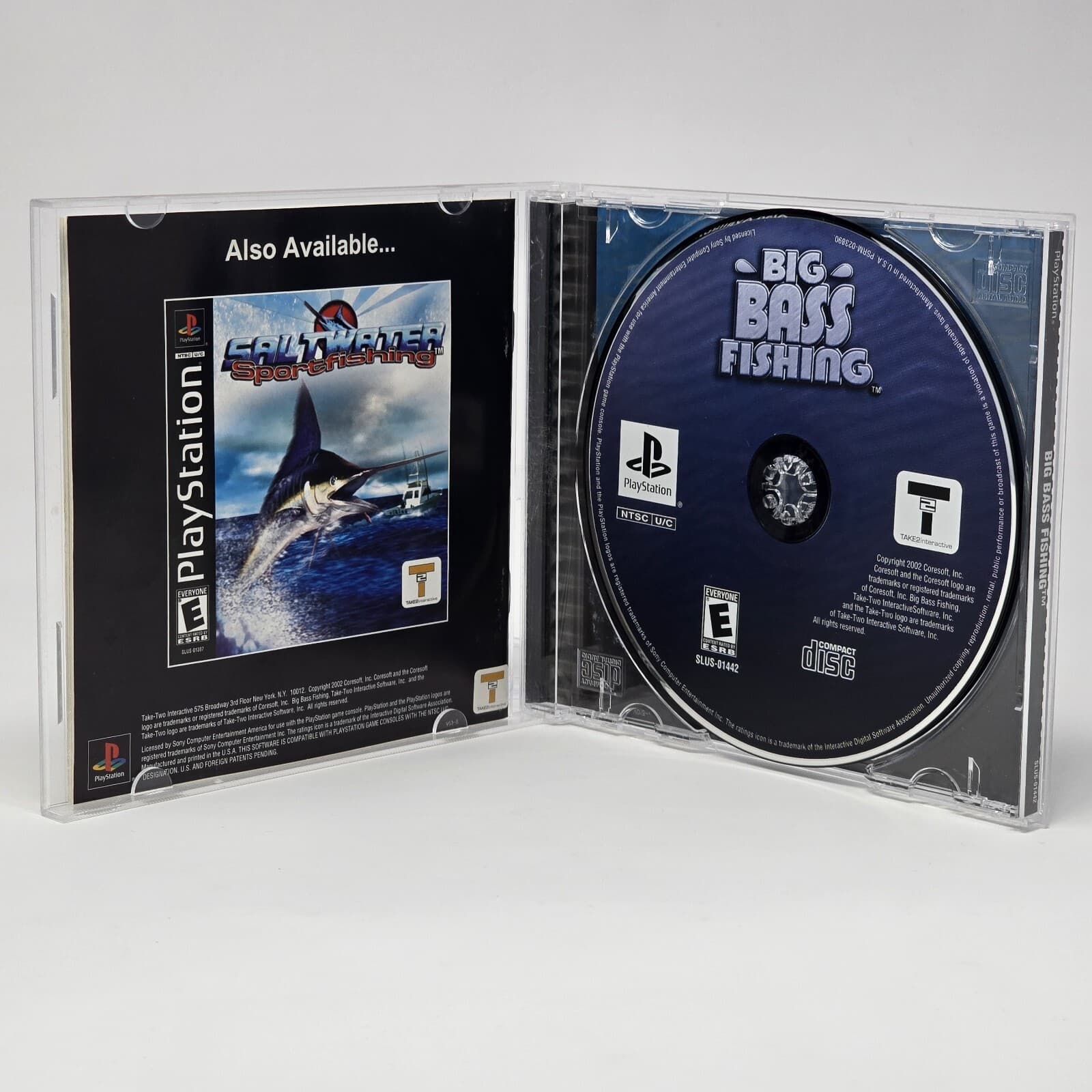 Big Bass Fishing (PlayStation 1 PS1) CIB COMPLETE & TESTED - Thumbnail 2