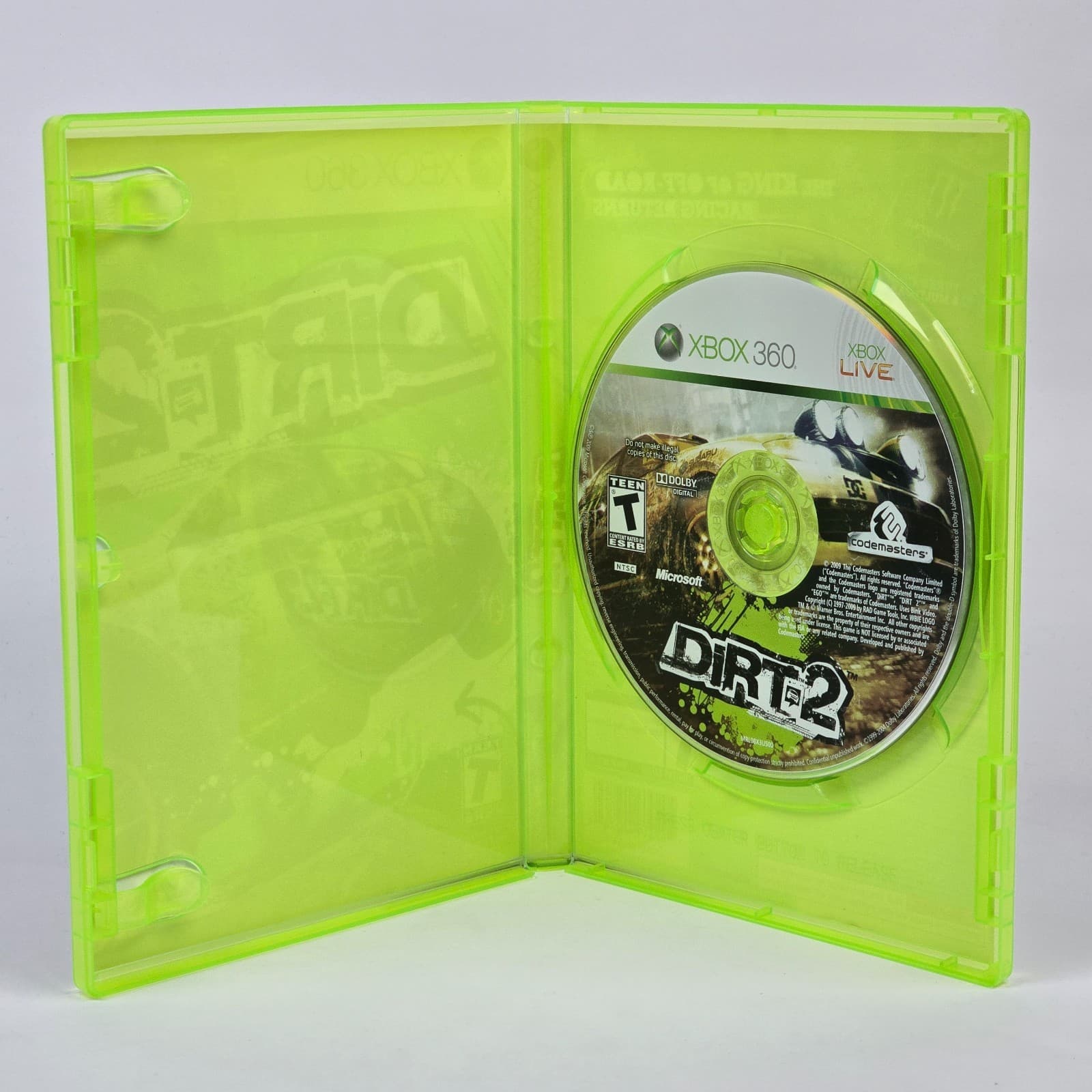 Dirt 2 (Xbox 360) Case & Disc - Thumbnail 2