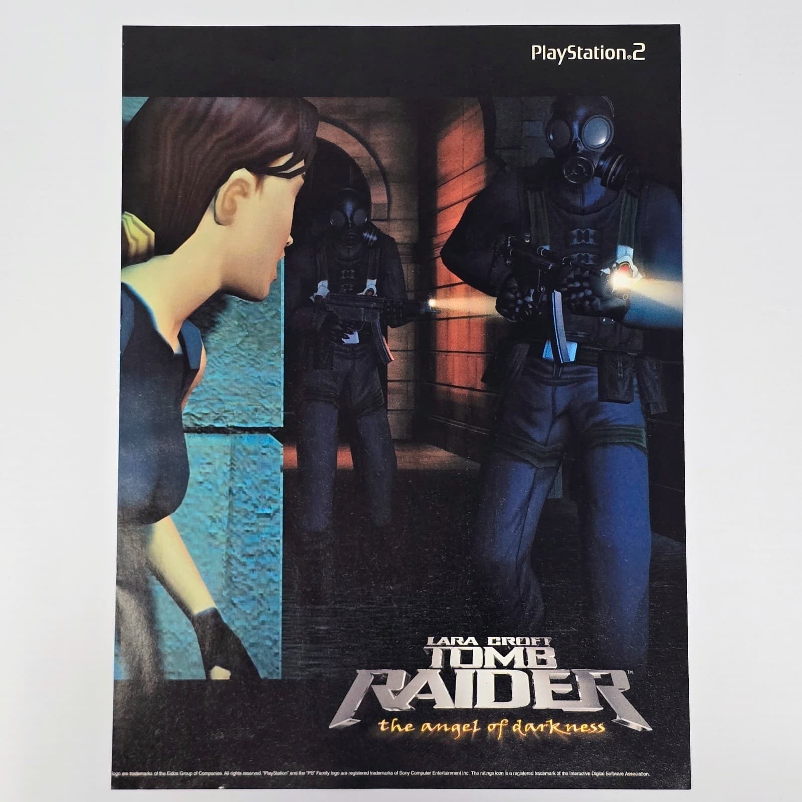 Lara Croft Tomb Raider Angel Of Darkness PlayStation 2 PS2 Authentic Magazine Ad