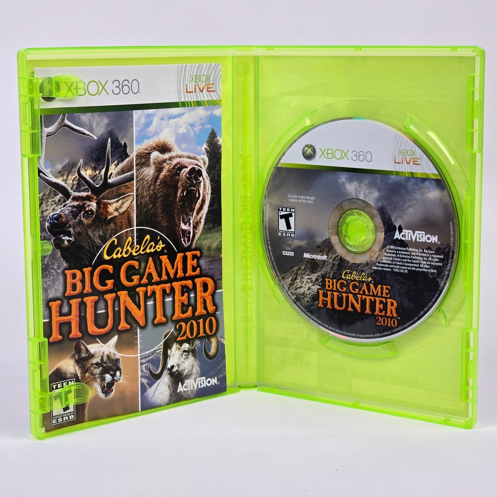 Cabela's Big Game Hunter 2010 (Xbox 360) CIB COMPLETE - Thumbnail 2