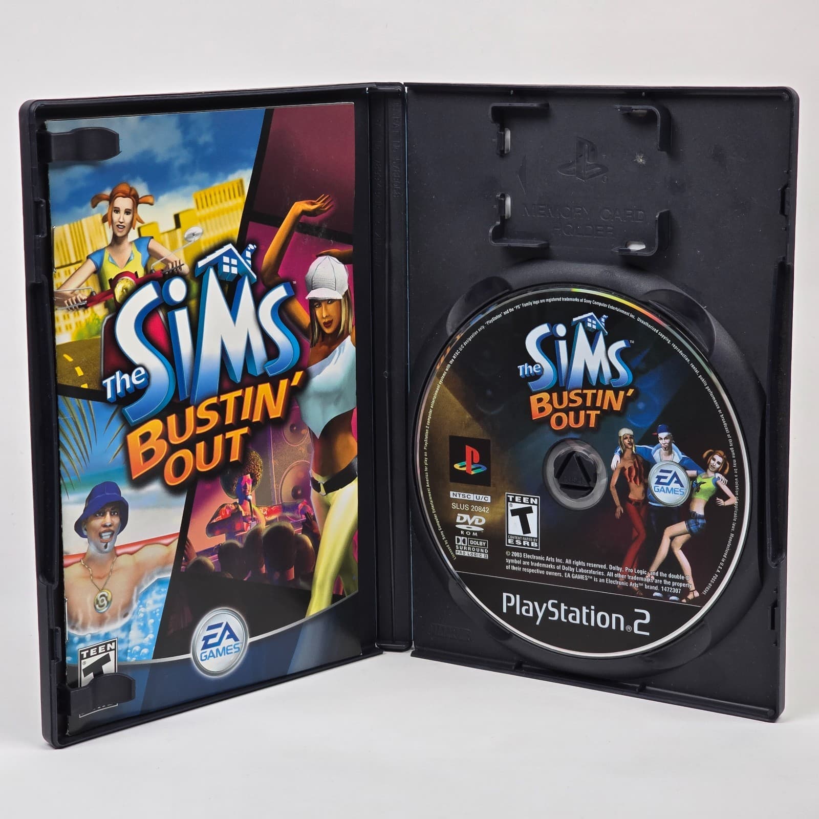 The Sims: Bustin Out (PlayStation 2 PS2) Black Label CIB COMPLETE - Thumbnail 2