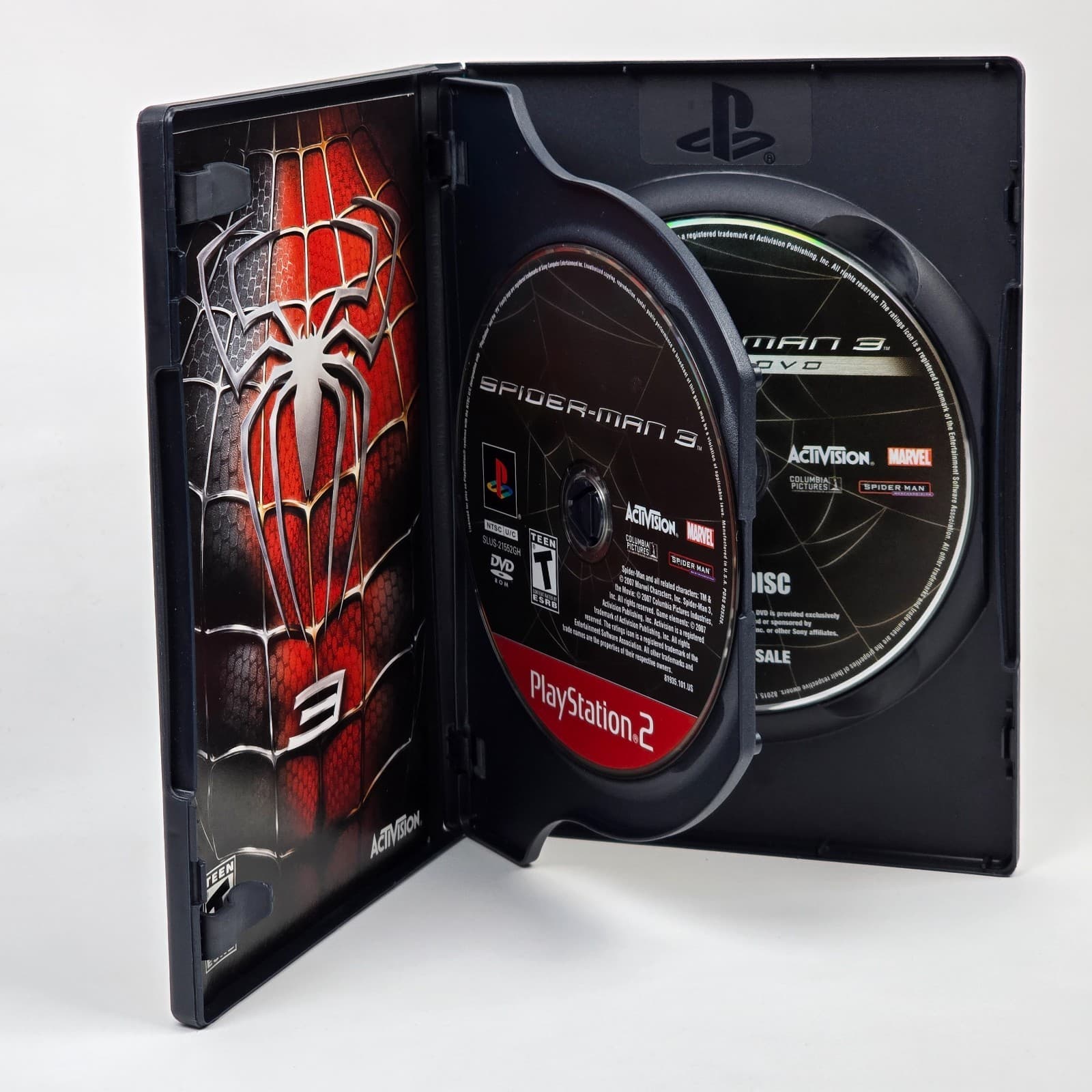 Spider-Man 3 (PlayStation 2 PS2) Greatest Hits CIB COMPLETE with Bonus Disc - Thumbnail 2