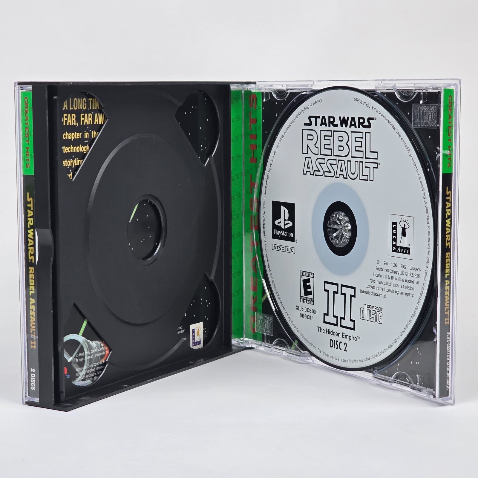 Star Wars: Rebel Assault II 2 (PlayStation 1 PS1) Greatest Hits CIB COMPLETE - Thumbnail 3