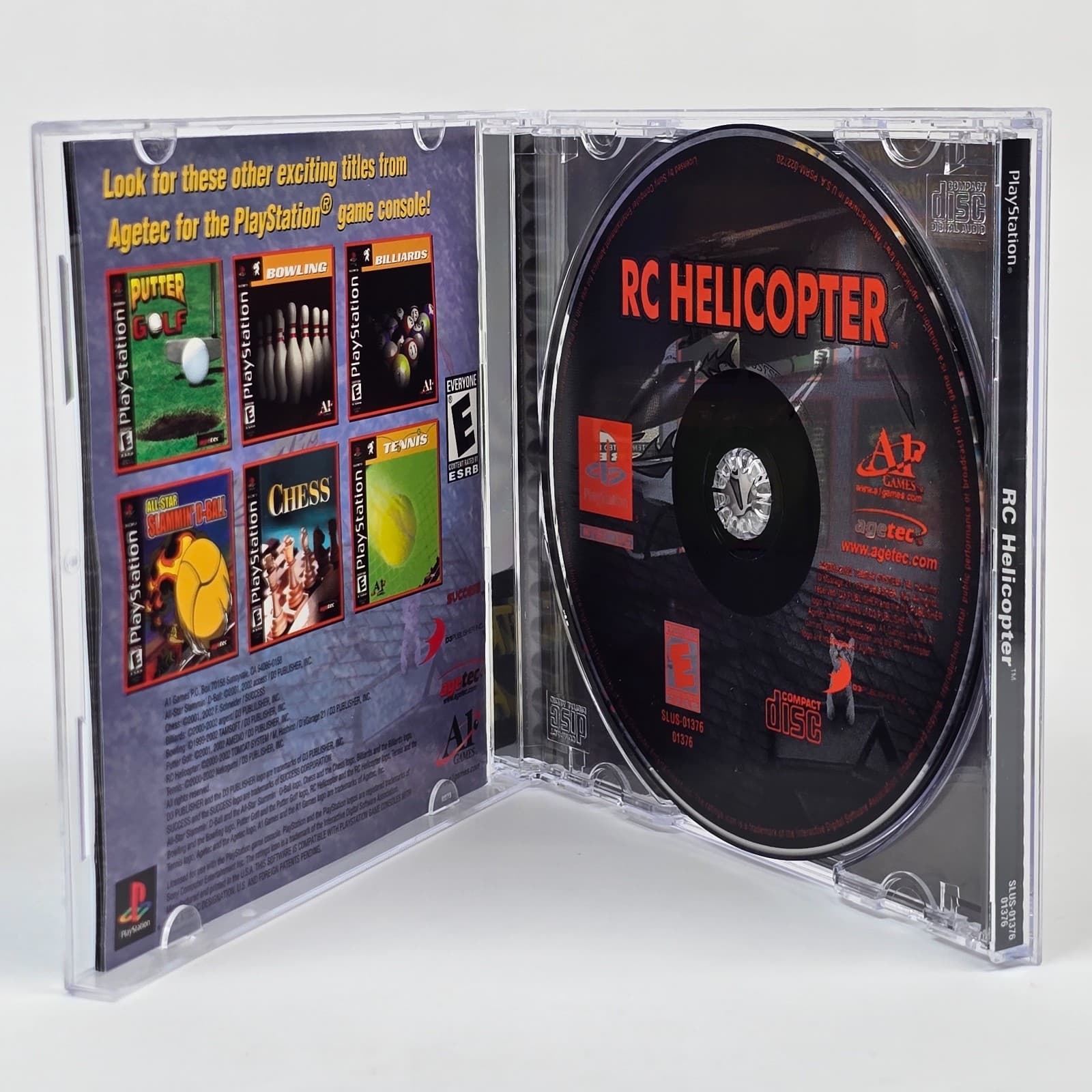RC Helicopter (PlayStation 1 PS1) CIB COMPLETE - Thumbnail 2