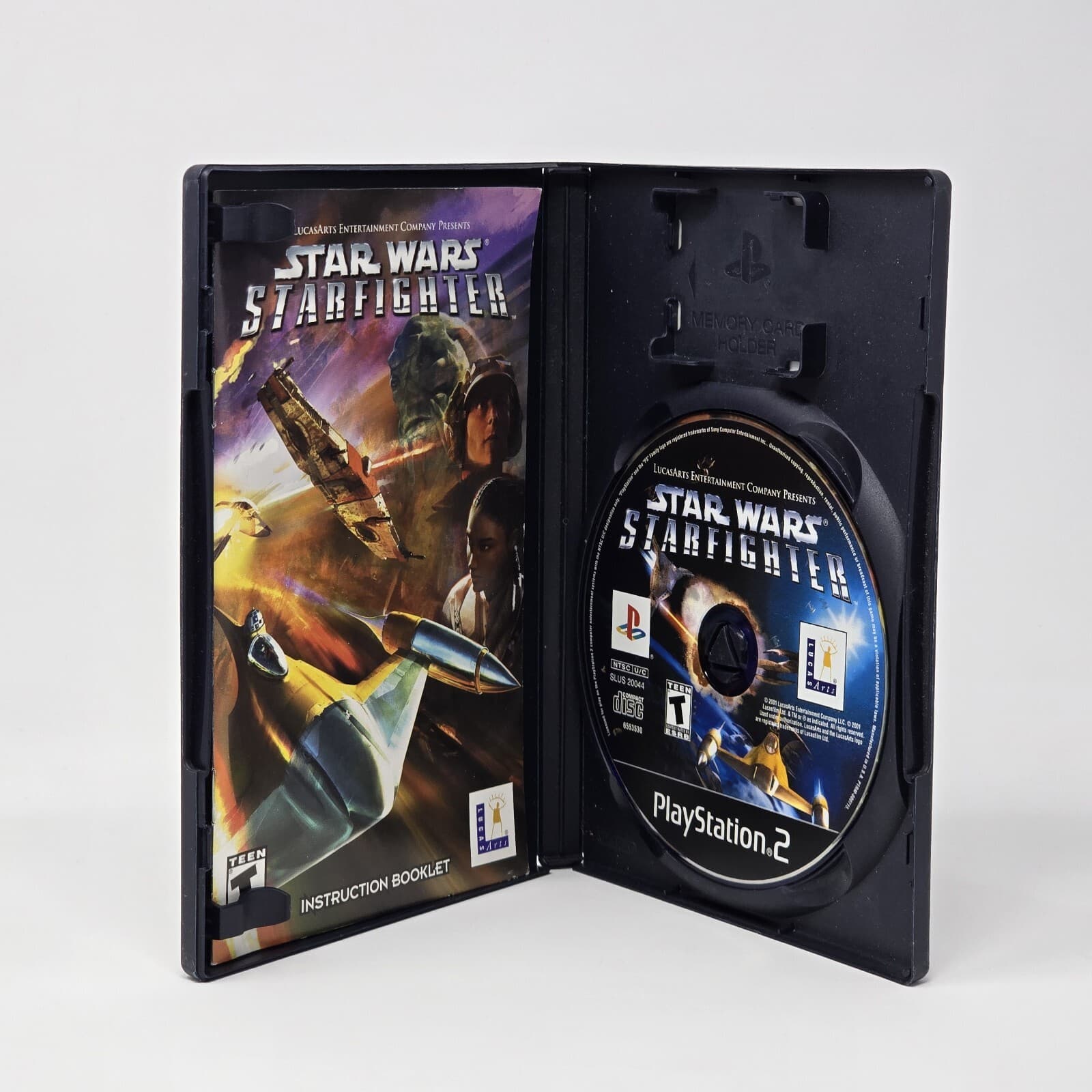 Star Wars: Starfighter (PlayStation 2 PS2) Black Label CIB COMPLETE & TESTED - Thumbnail 2