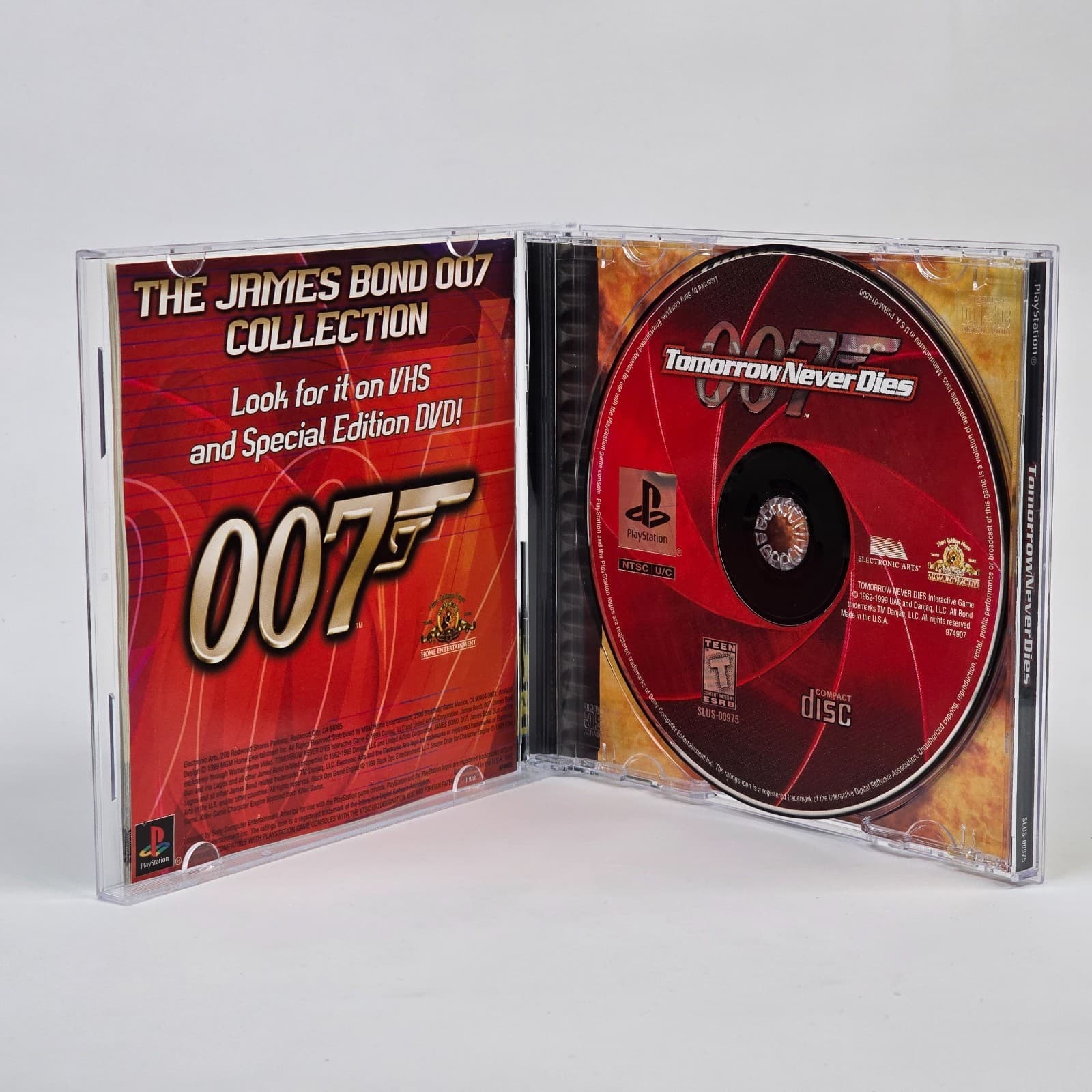 Tomorrow Never Dies -007 James Bond (PlayStation 1 PS1) Black Label CIB COMPLETE - Thumbnail 2