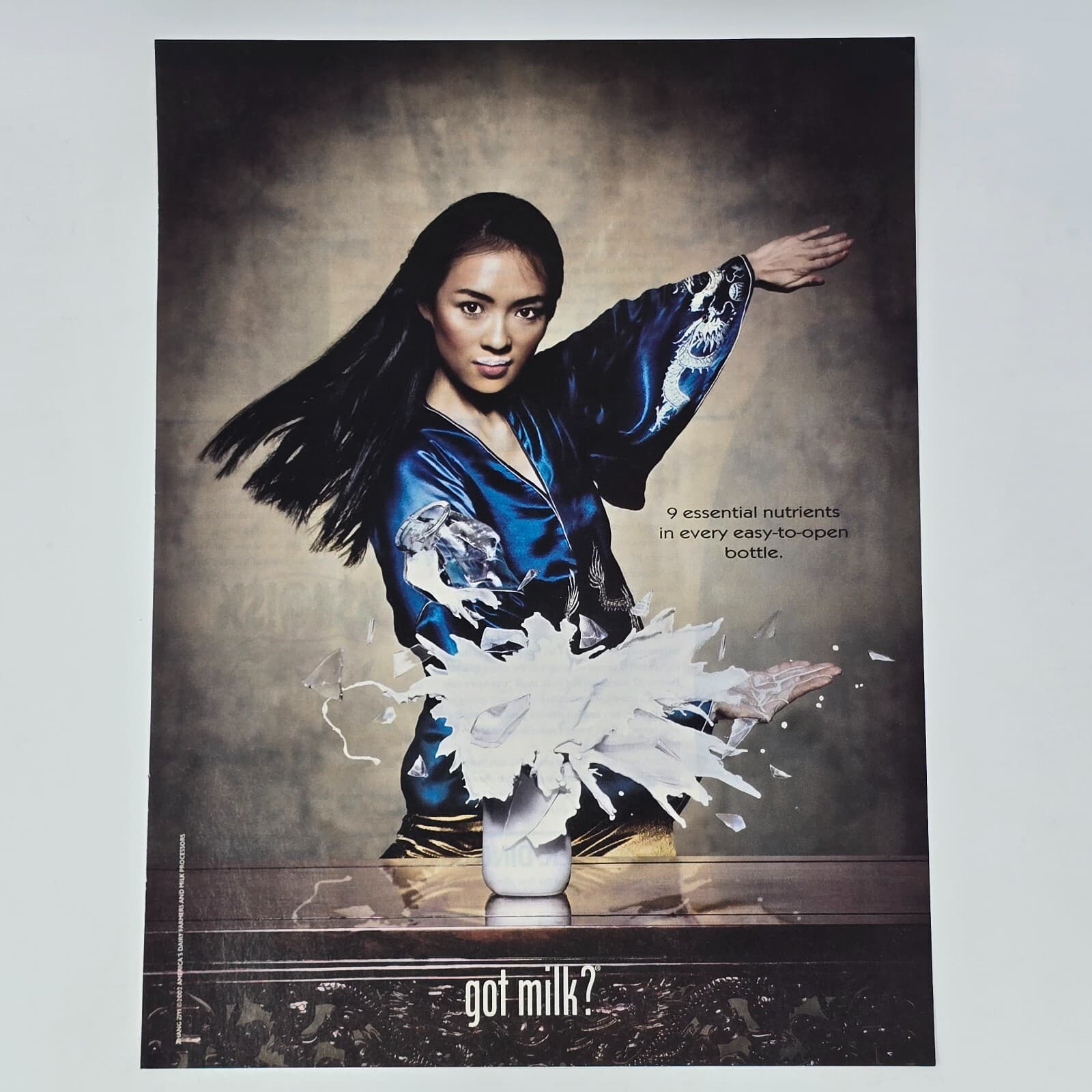 Got Milk? Zhang Ziyi Easy-To-Open Print Ad/Poster Promo Art