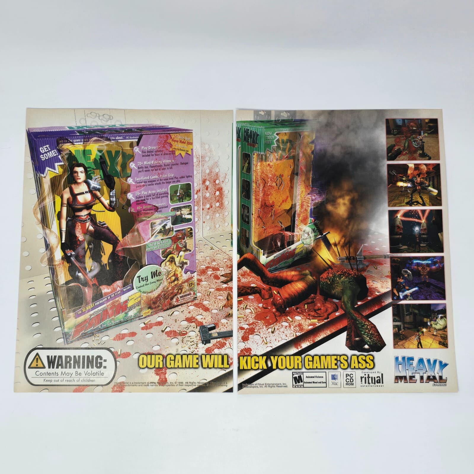 Heavy Metal FAKK2 PC Mac Get Some Print Ad/Poster Promo Art