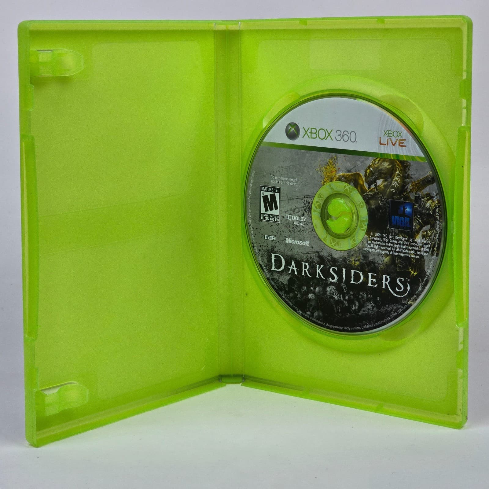 Darksiders (Xbox 360) Case & Disc - Thumbnail 2