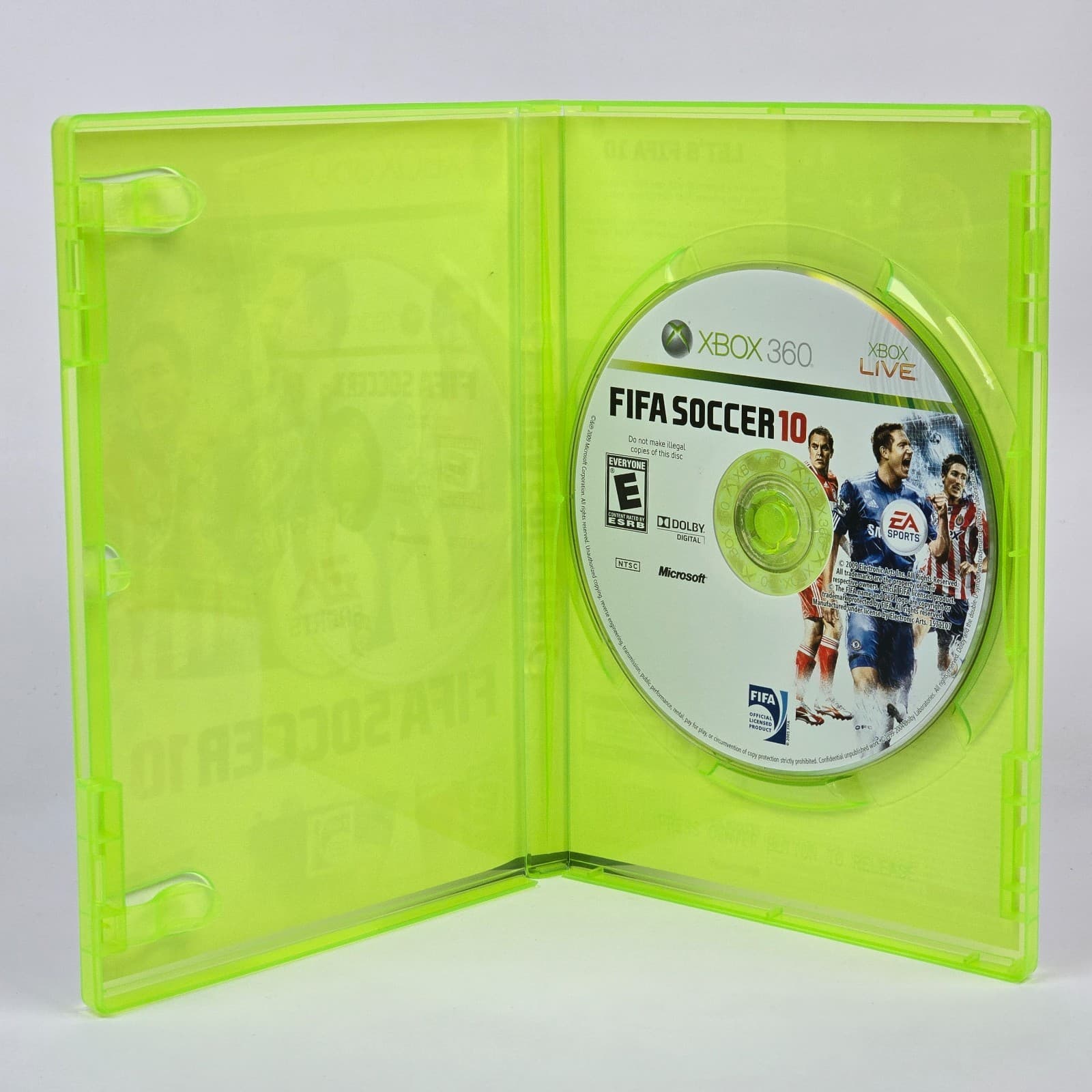 FIFA Soccer 10 (Xbox 360) Case & Disc - Thumbnail 2