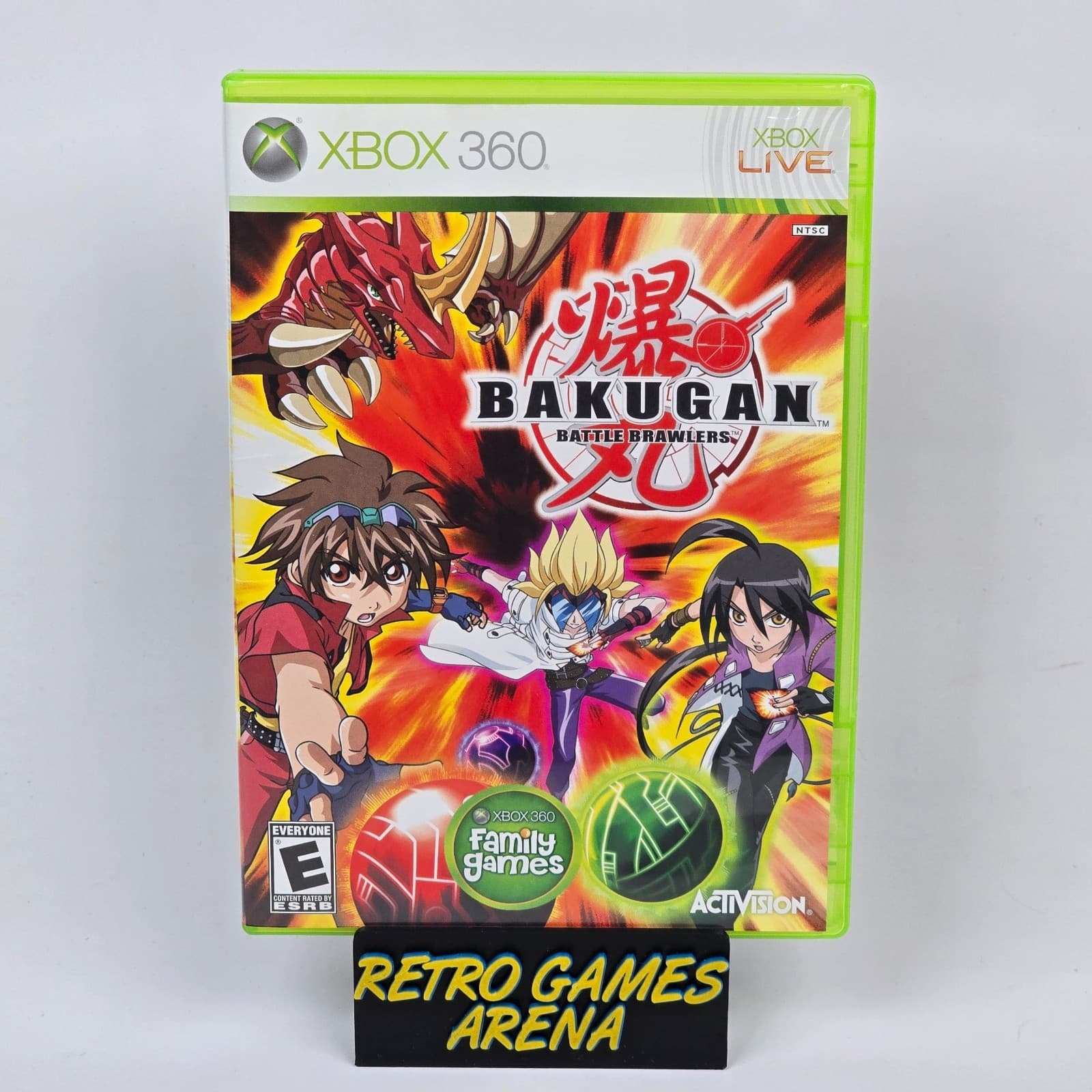Bakugan: Battle Brawlers (Xbox 360) Case & Disc