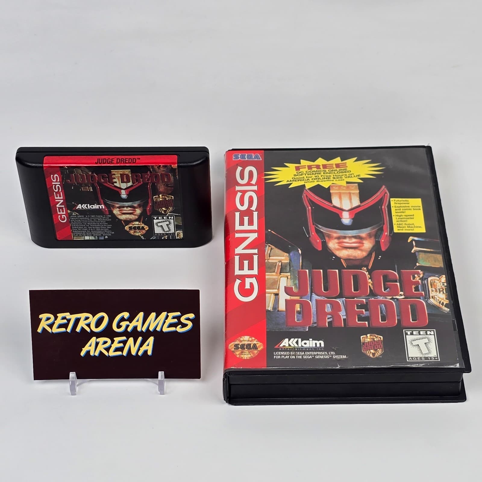 Judge Dredd (Sega Genesis) Case & Cartridge