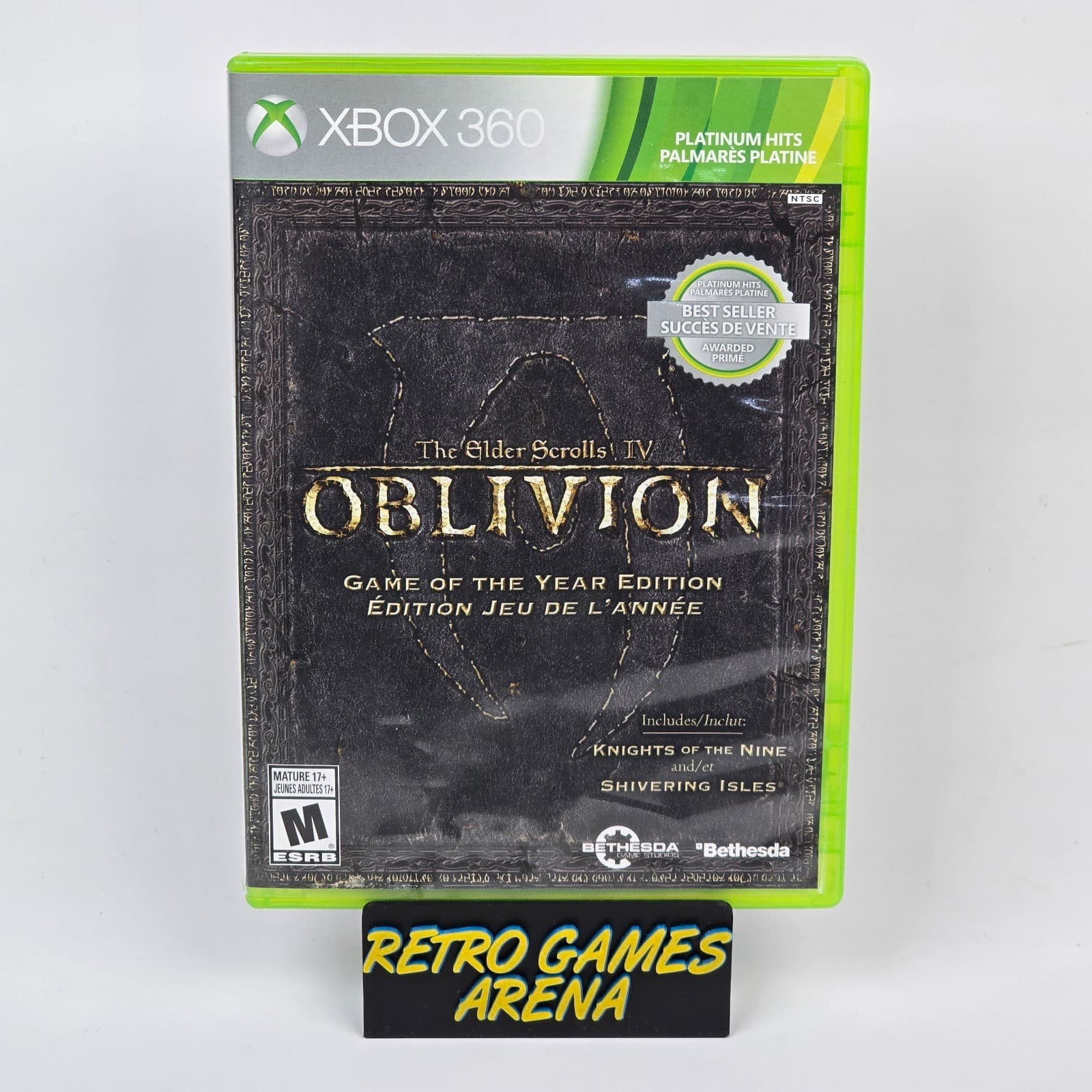 The Elder Scrolls IV: Oblivion Game of the Year (Xbox 360) Platinum CIB COMPLETE