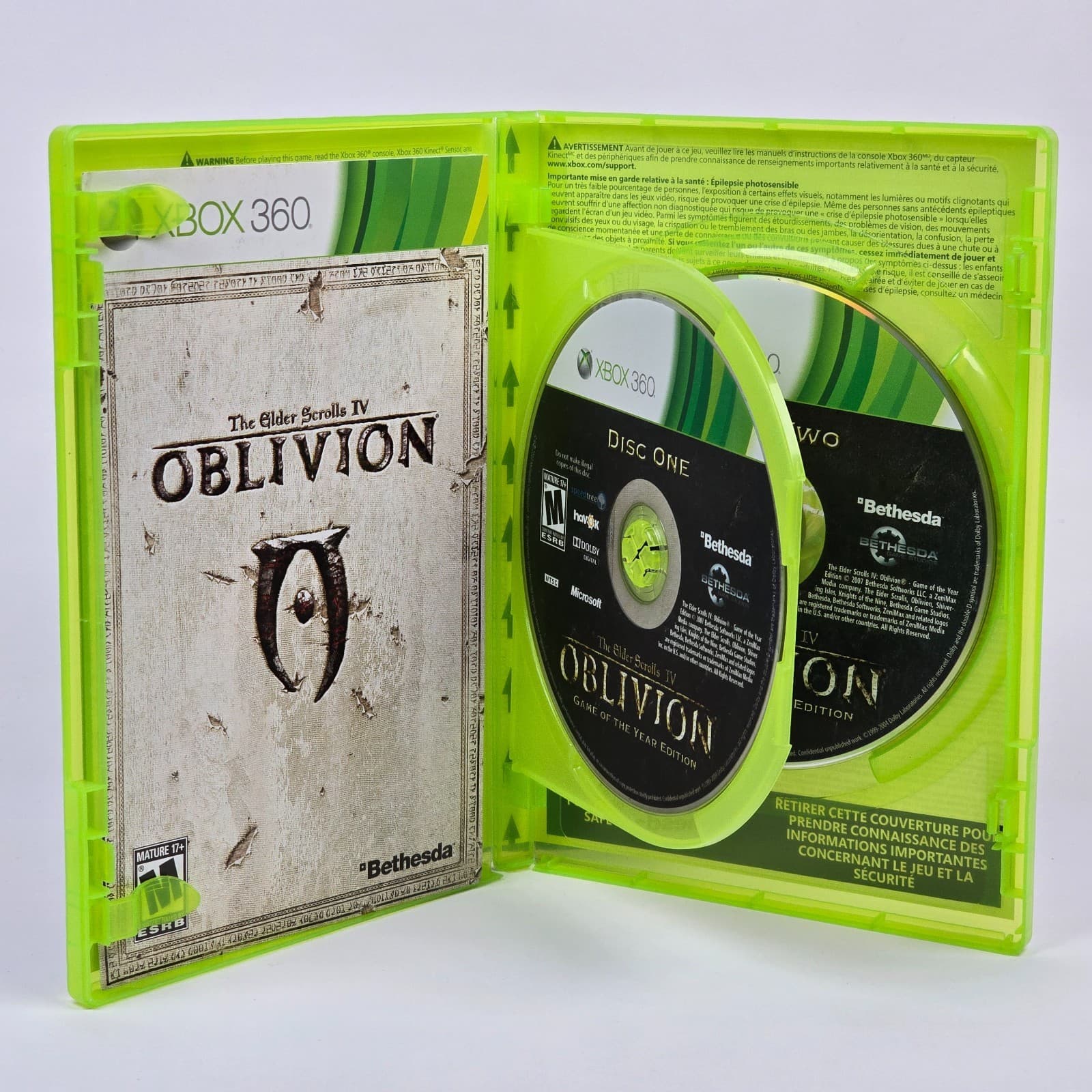 The Elder Scrolls IV: Oblivion Game of the Year (Xbox 360) Platinum CIB COMPLETE - Thumbnail 2