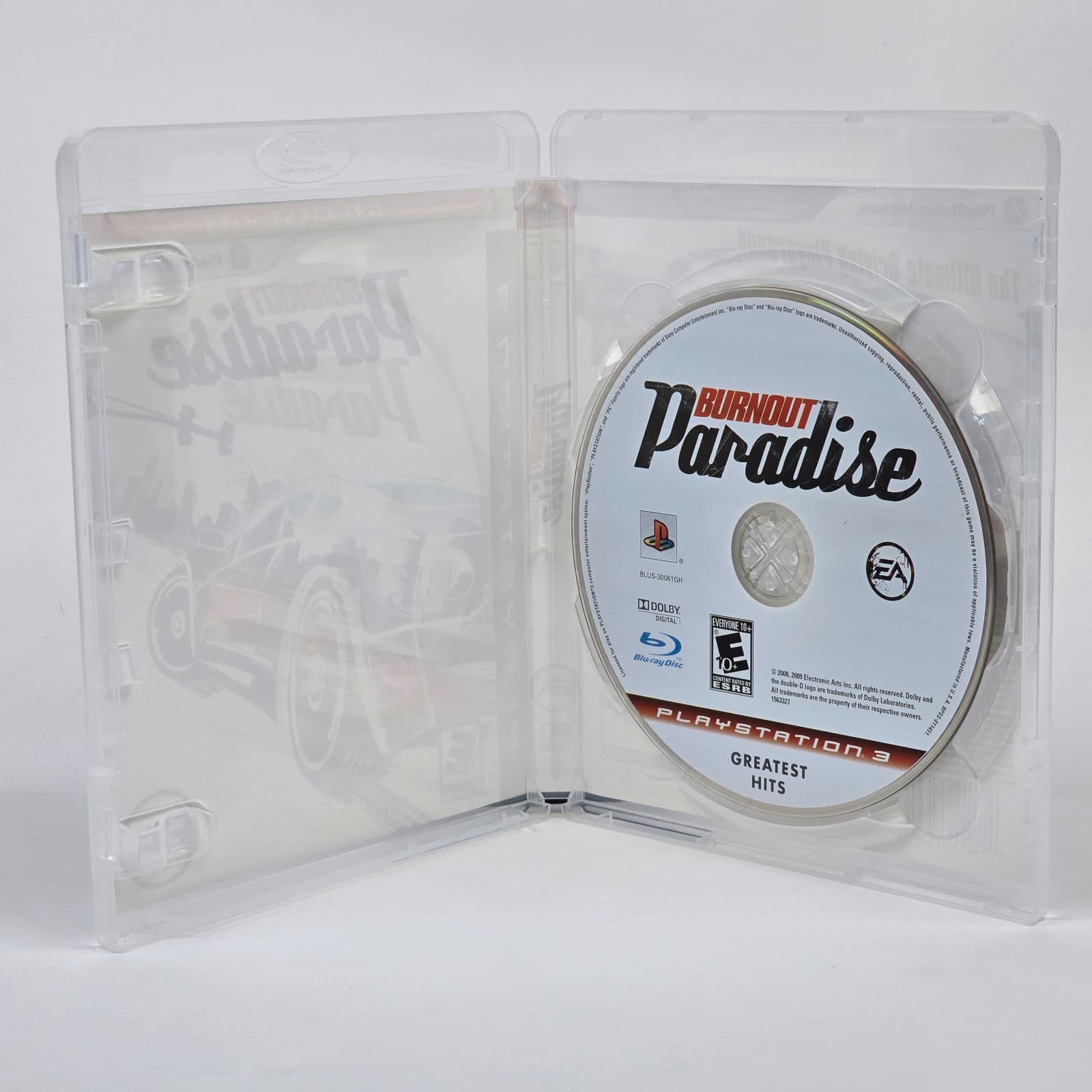 Burnnout: Paradise (PlayStation 3 PS3) Greatest Hits Case & Disc - Thumbnail 2