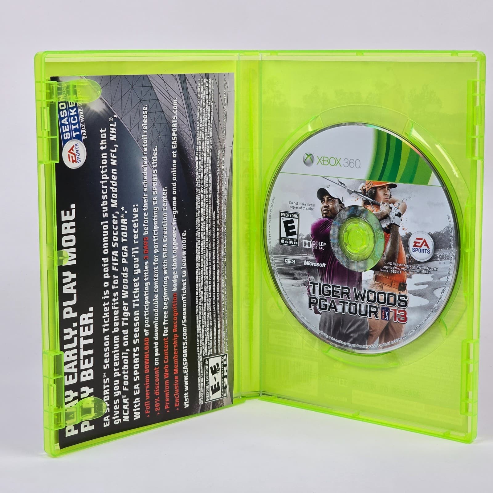 Tiger Woods PGA Tour 13 (Xbox 360) CIB COMPLETE - Thumbnail 2
