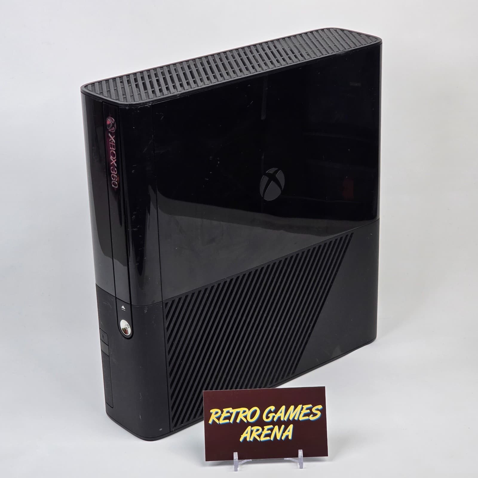 Microsoft Xbox 360 E Black Console Only #1538 CLEANED & TESTED *NO HDD* - Thumbnail 2