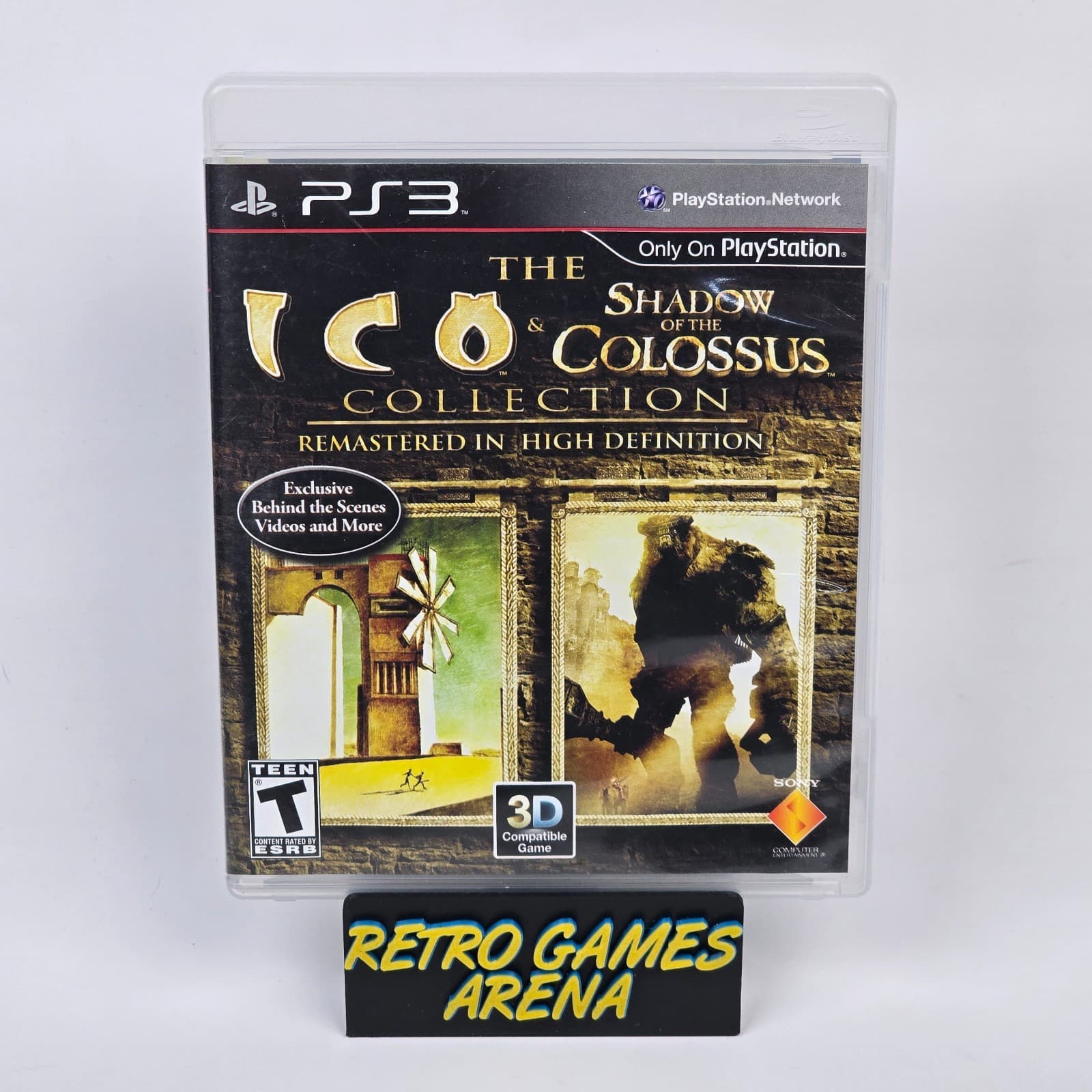 The ICO & Shadow of the Colossus Collection (PlayStation 3 PS3) Case & Disc