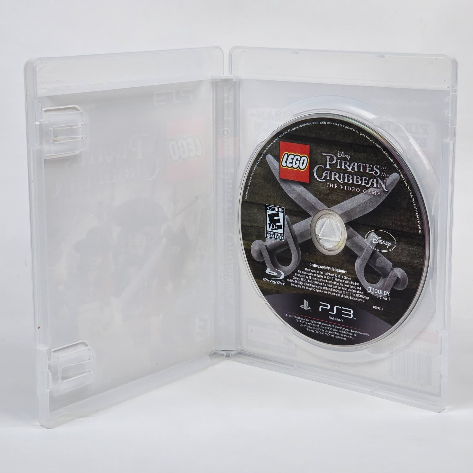 LEGO Pirates of the Caribbean: The Video Game (PlayStation 3 PS3) Case & Disc - Thumbnail 2