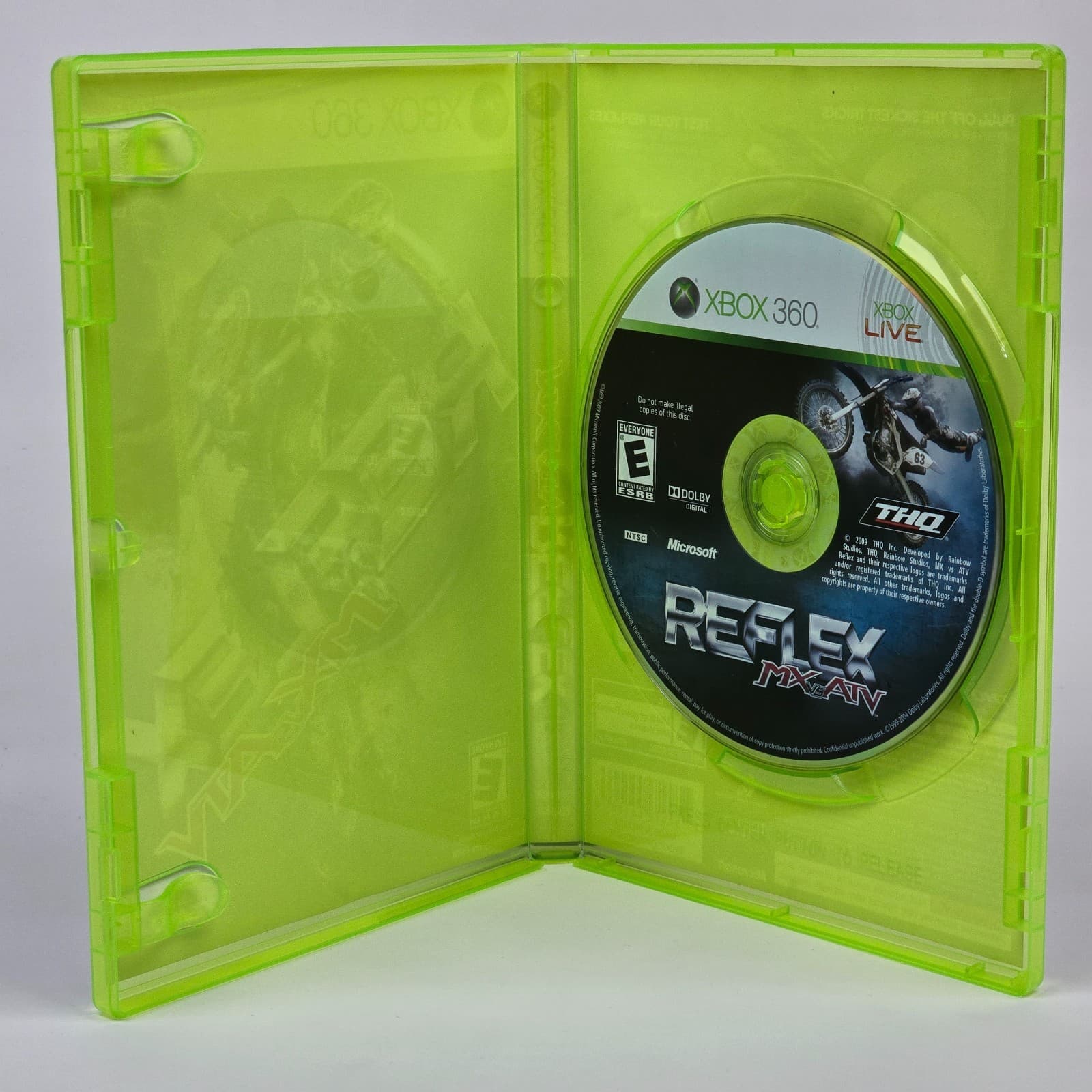 MX vs ATV: Reflex (Xbox 360) Case & Disc - Thumbnail 2