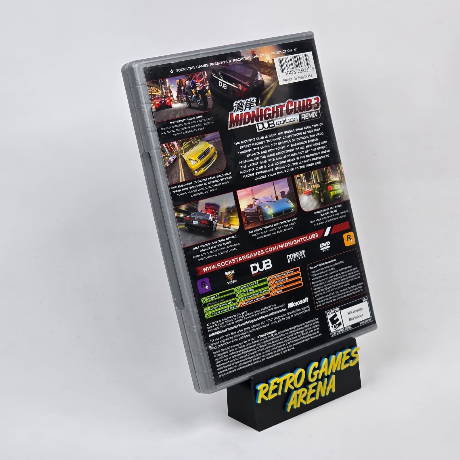 💿 REFURBISHED Midnight Club 3 Dub Edition Remix (Original Xbox) CIB COMPLETE 💿 - Thumbnail 4