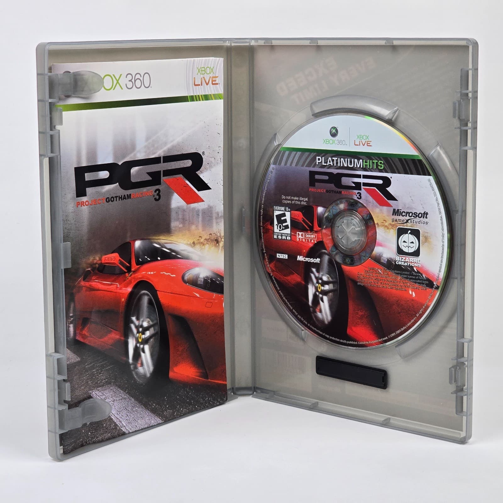 Project Gotham Racing 3 PGR (Xbox 360) Platinum Hits CIB COMPLETE - Thumbnail 2