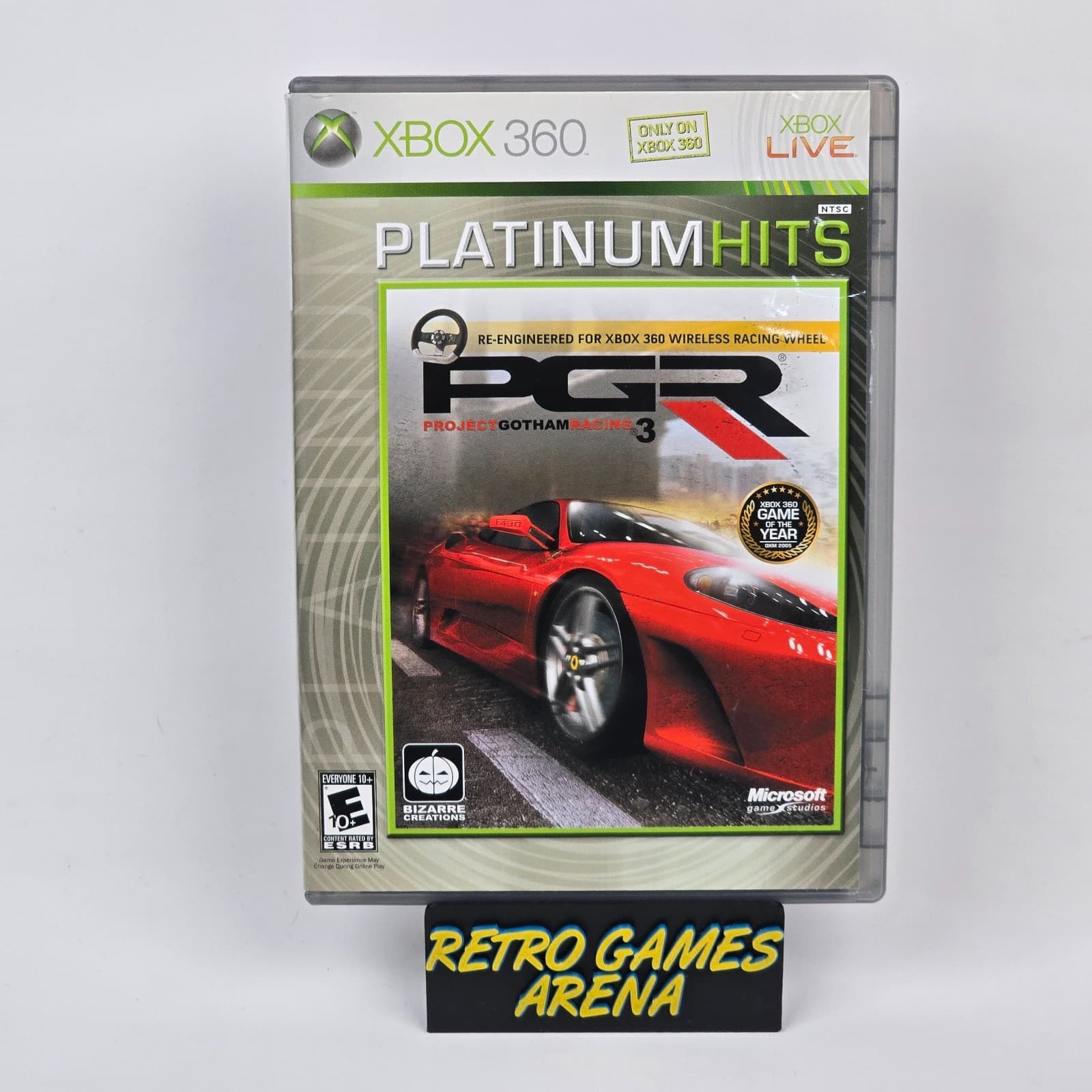 Project Gotham Racing 3 PGR (Xbox 360) Platinum Hits CIB COMPLETE