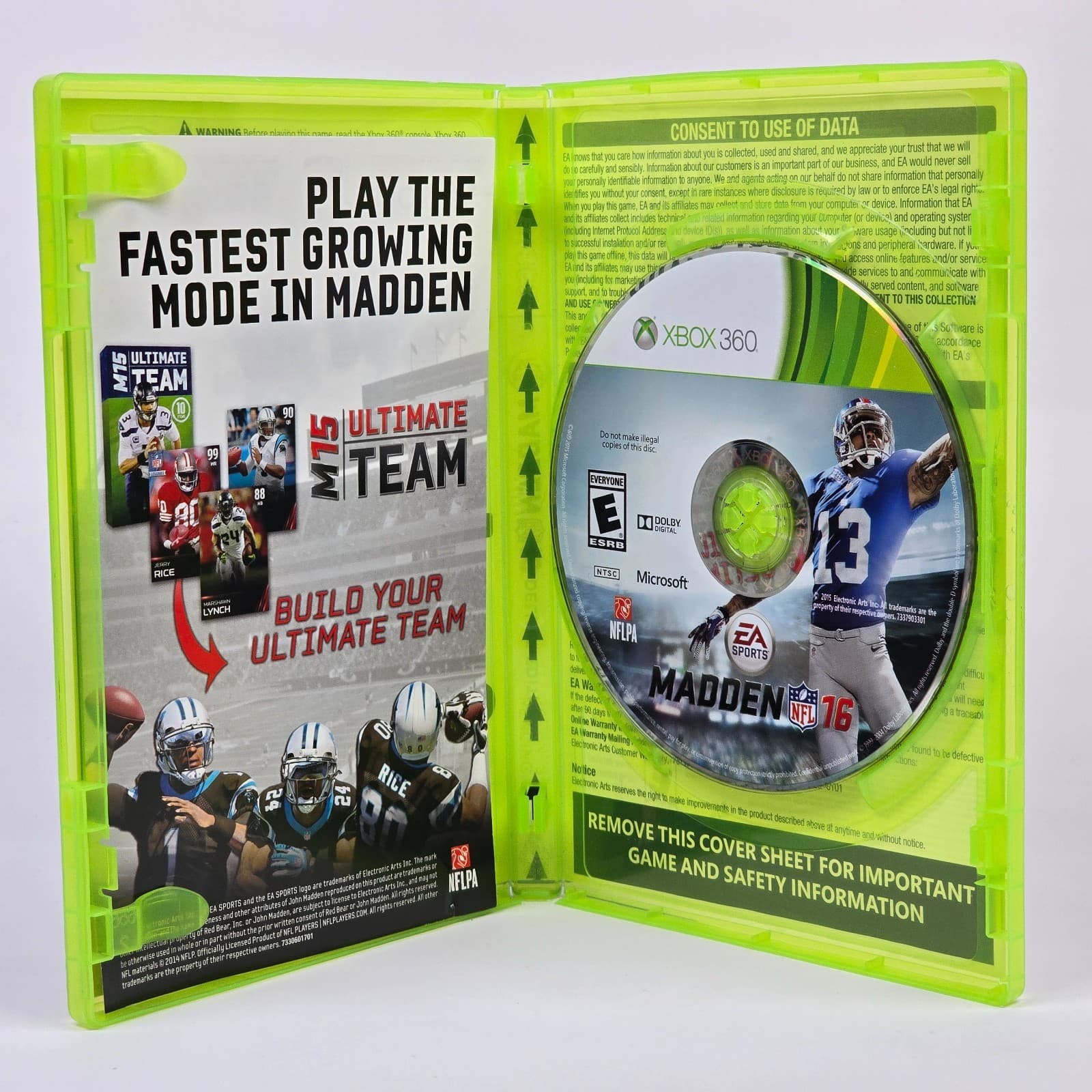 Madden NFL 16: Deluxe Edition (Xbox 360) CIB COMPLETE - Thumbnail 2