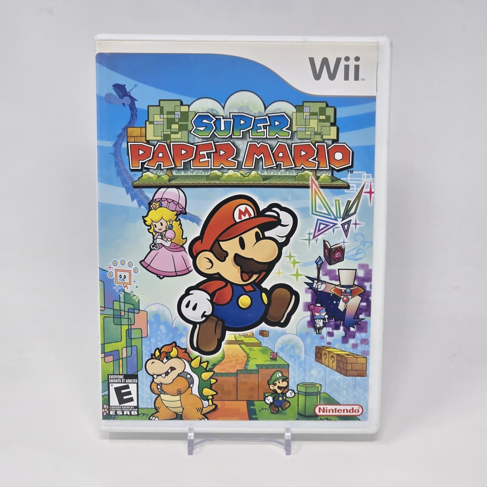 Super Paper Mario (Nintendo Wii) CIB COMPLETE & TESTED
