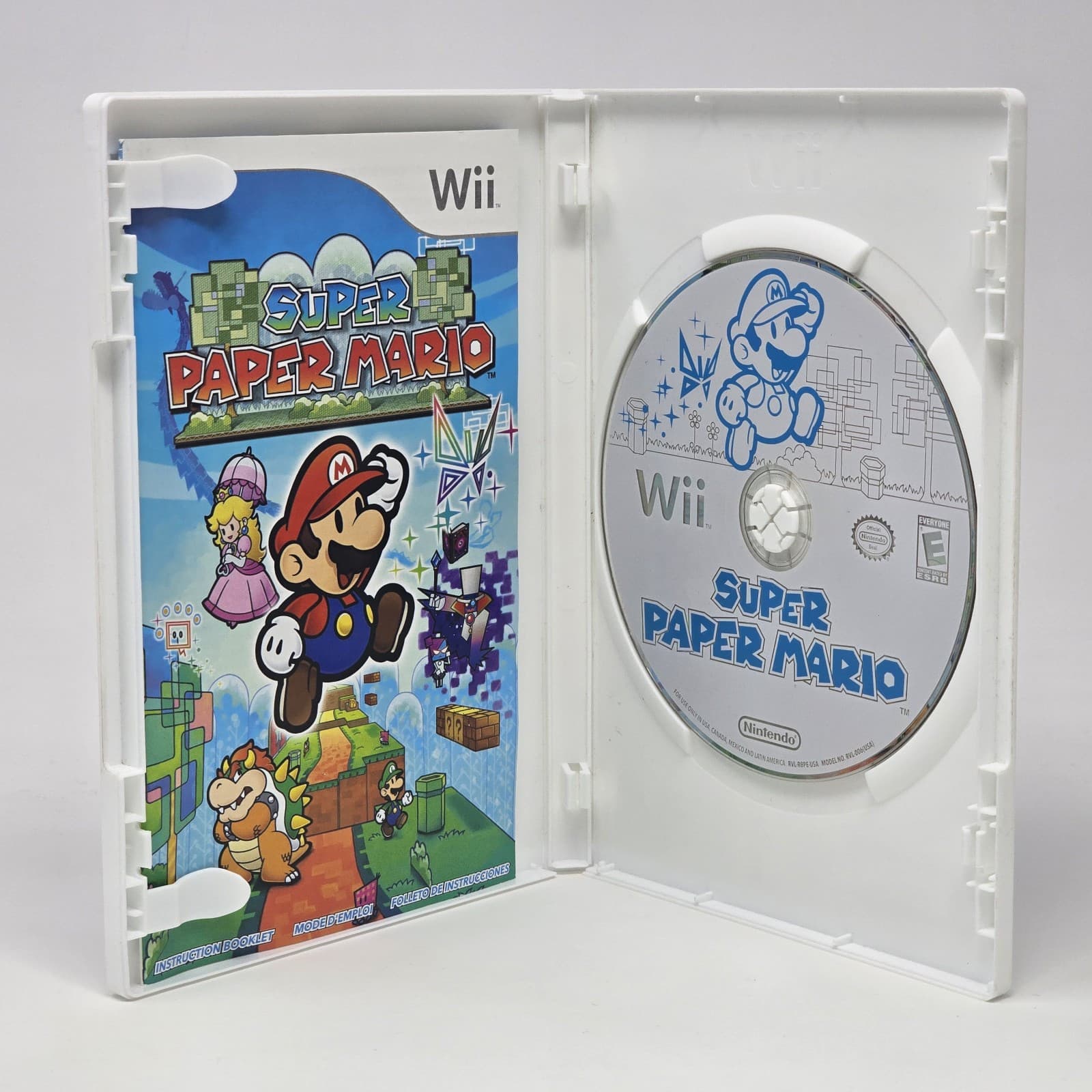 Super Paper Mario (Nintendo Wii) CIB COMPLETE & TESTED - Thumbnail 2