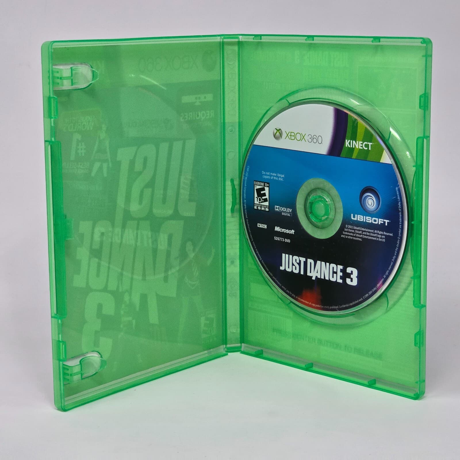 Just Dance 3 (Xbox 360) Case & Disc TESTED - Thumbnail 2