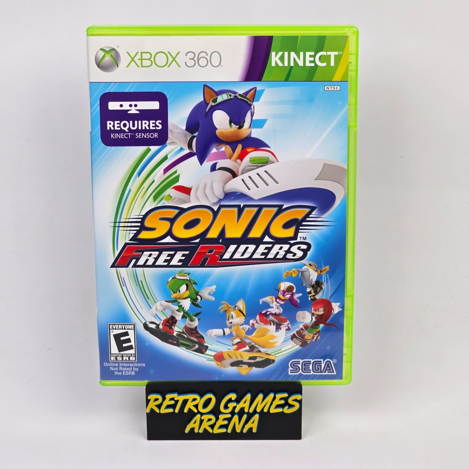 Sonic: Free Riders (Xbox 360) Case & Disc