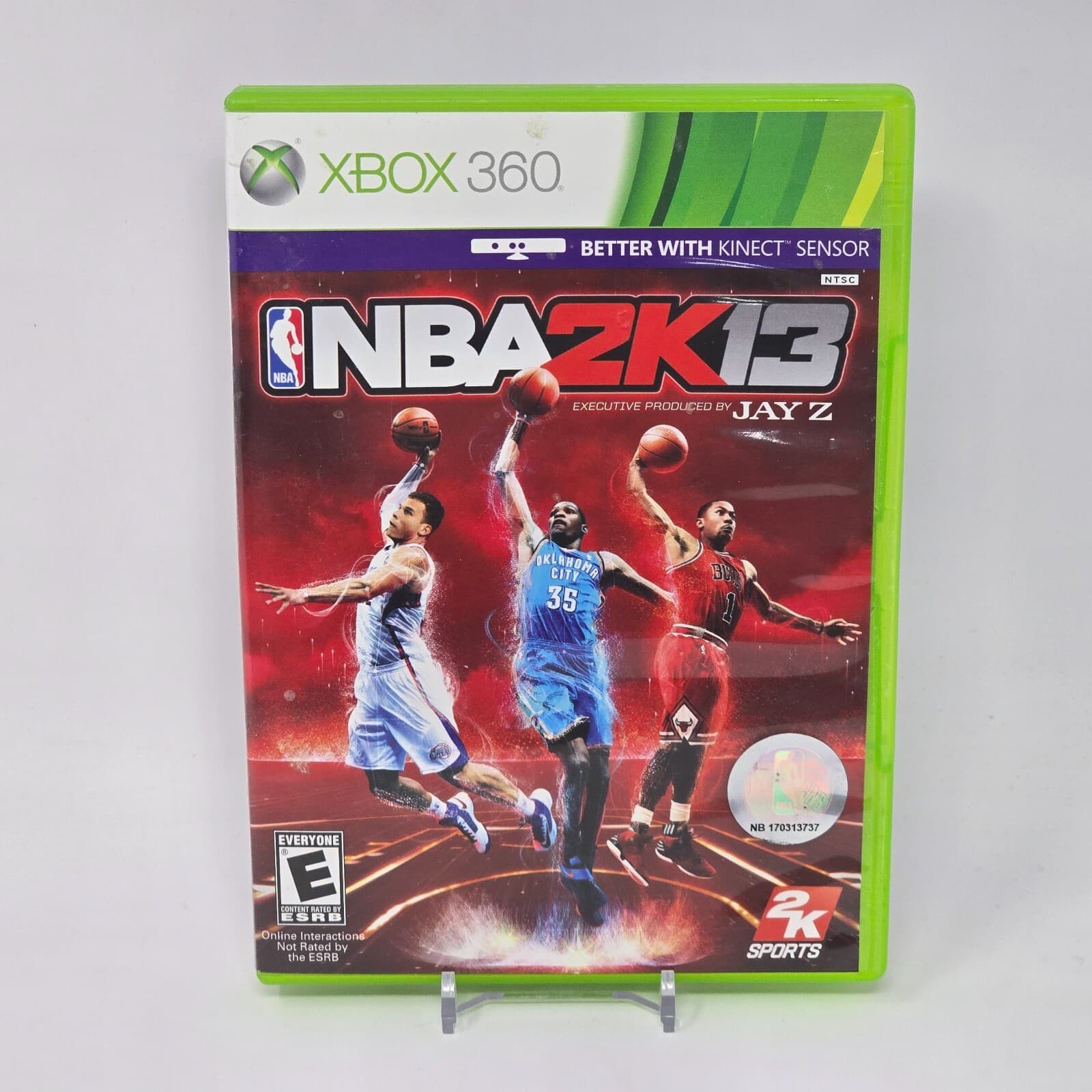NBA 2K13 (Xbox 360) Case & Disc TESTED