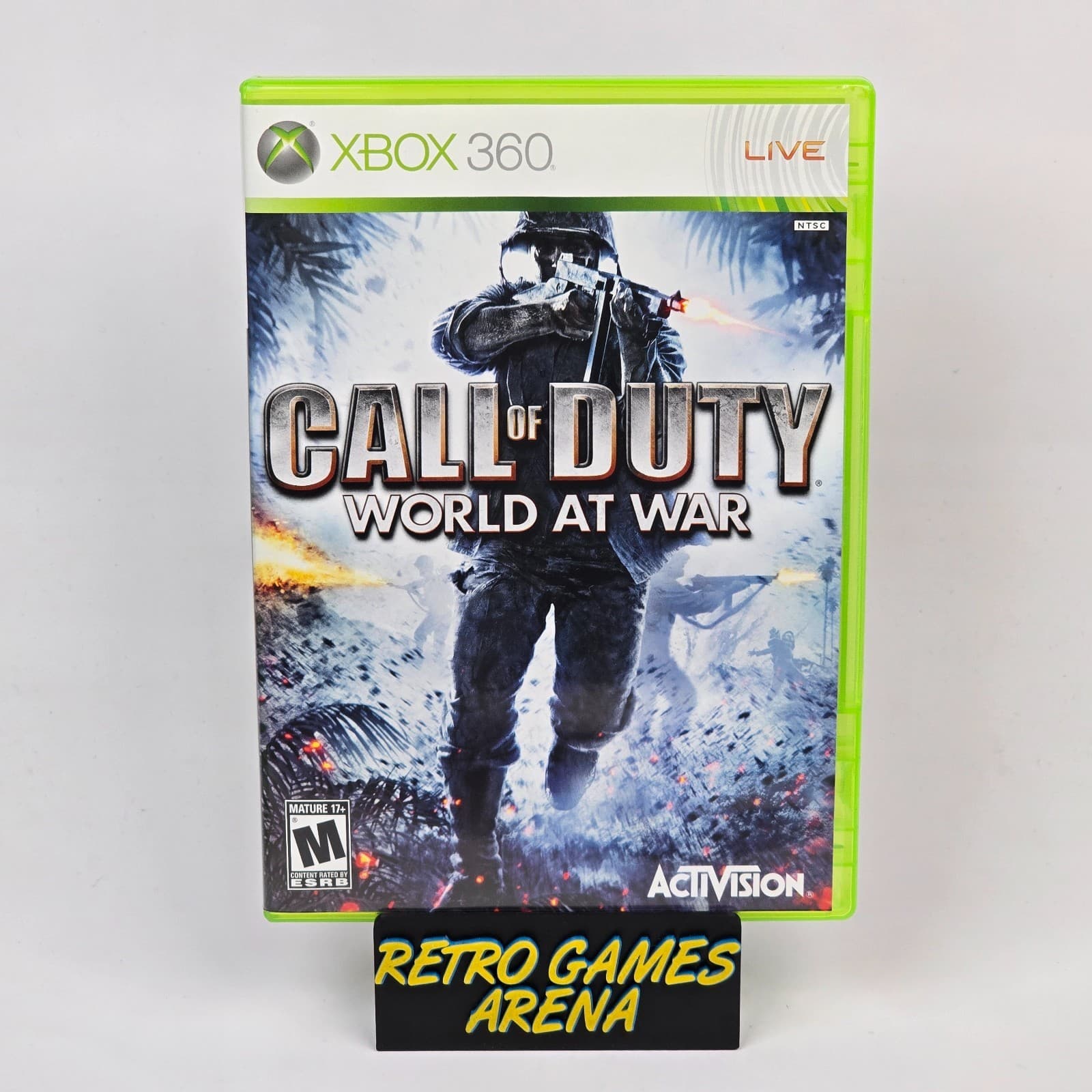 Call of Duty: World at War (Xbox 360) Case & Disc