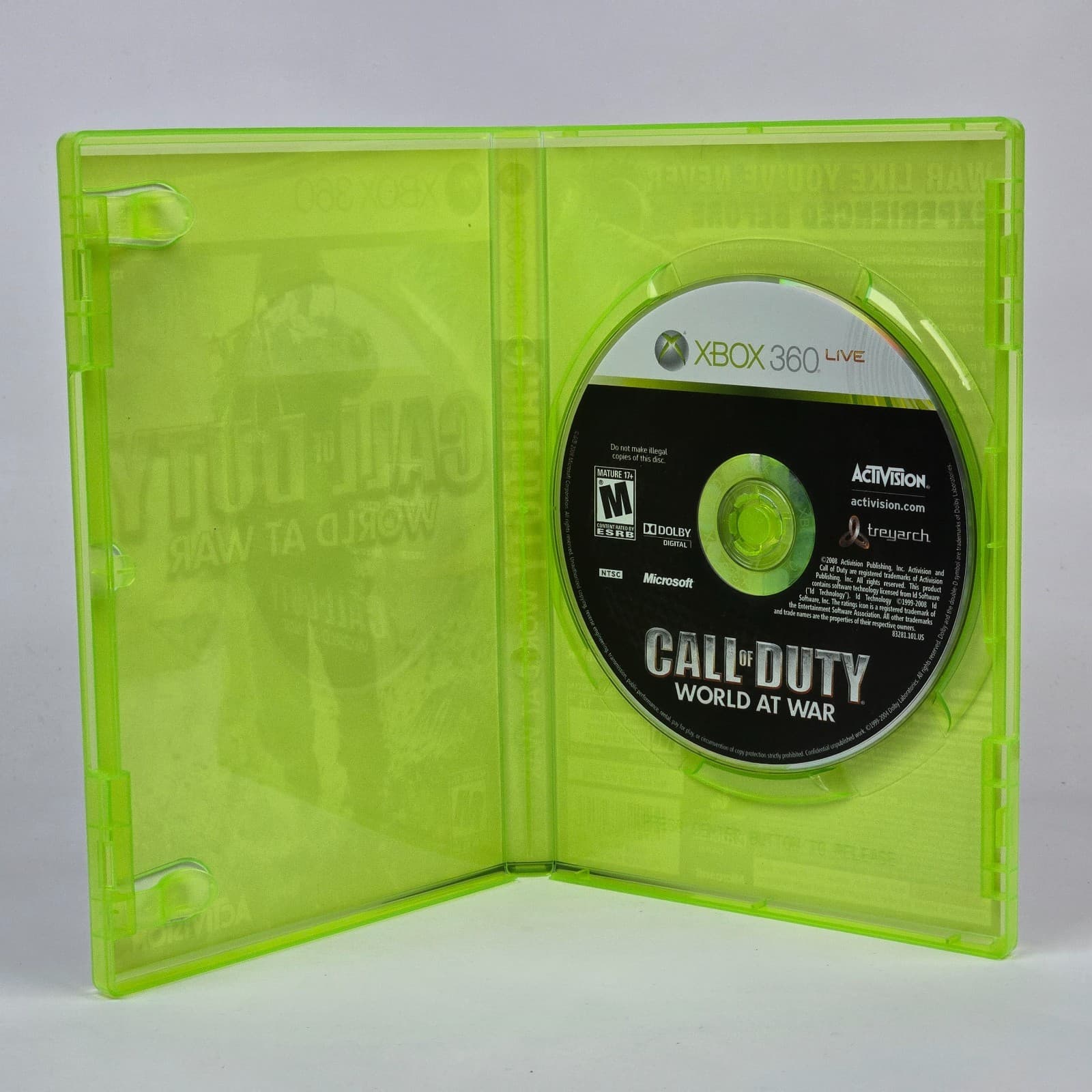 Call of Duty: World at War (Xbox 360) Case & Disc - Thumbnail 2