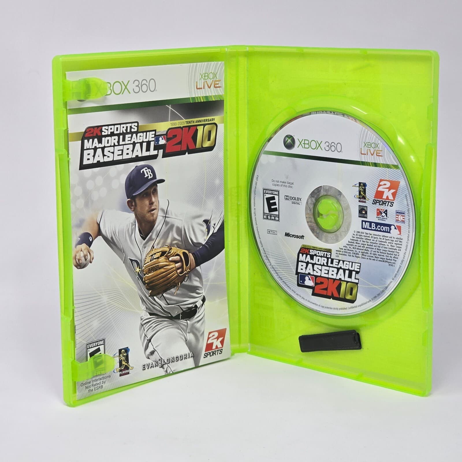 Major League Baseball MLB 2K10 (Xbox 360) CIB COMPLETE & TESTED - Thumbnail 2