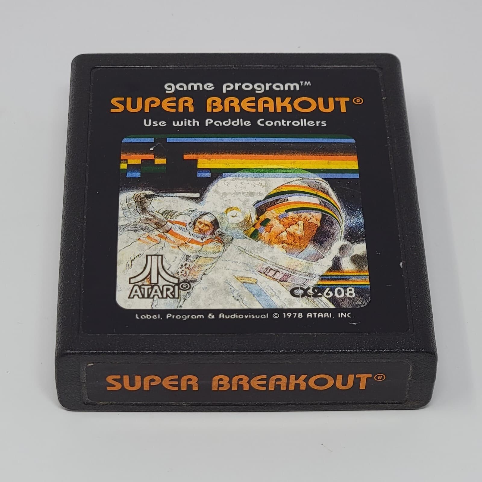 Super Breakout (Atari 2600) Cartridge CLEANED & TESTED