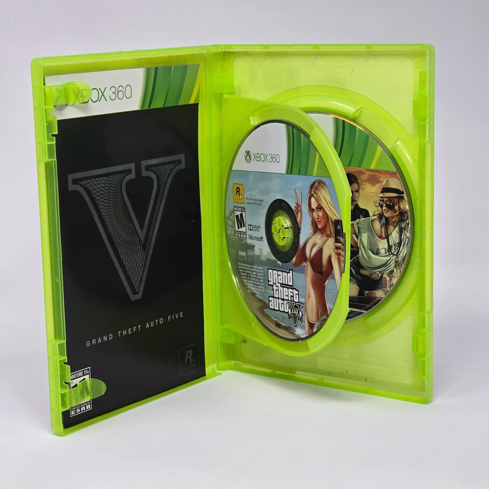 Grand Theft Auto V GTA 5 (Xbox 360) CIB COMPLETE & TESTED - Thumbnail 2