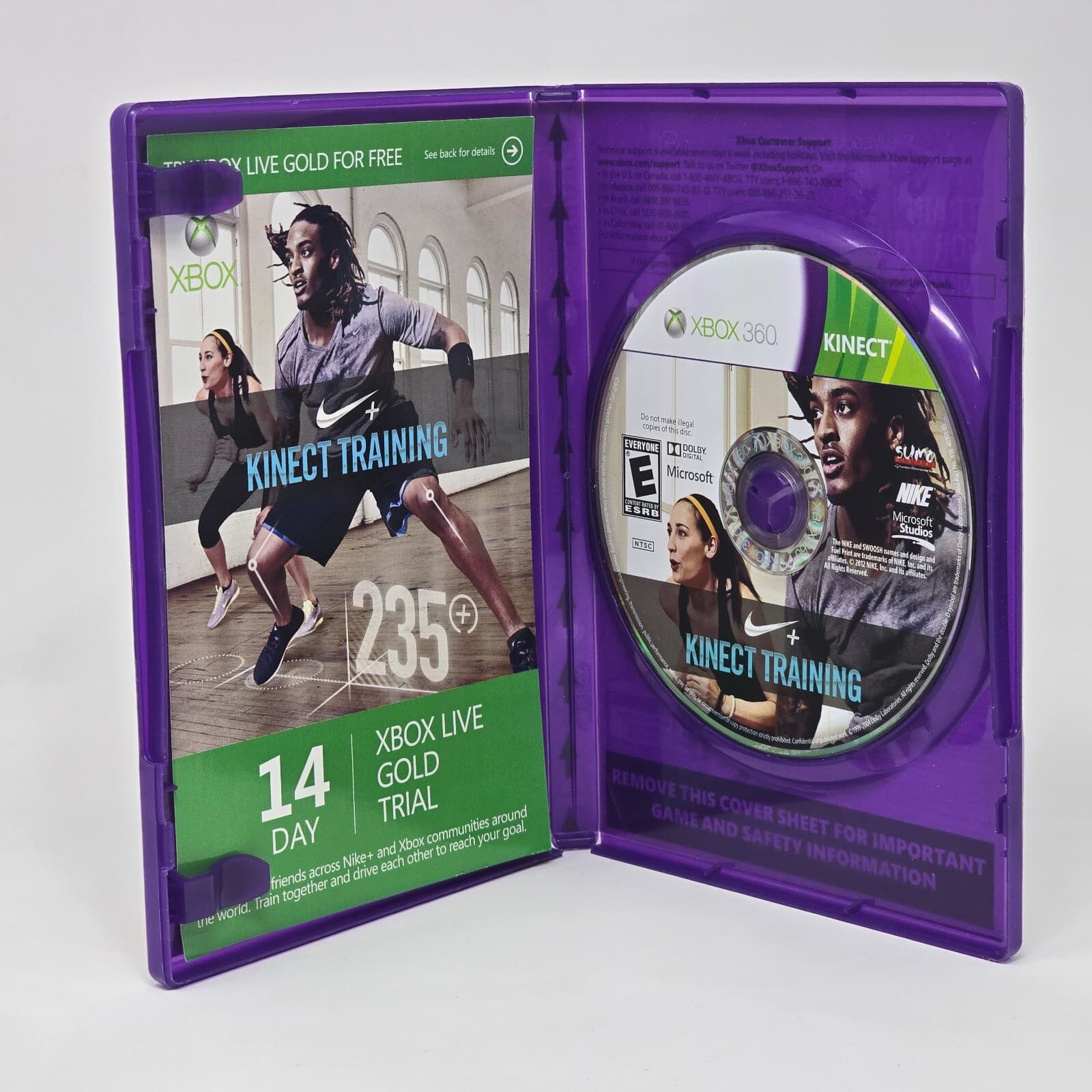 Nike + Kinect Training (Xbox 360) CIB COMPLETE & TESTED - Thumbnail 2