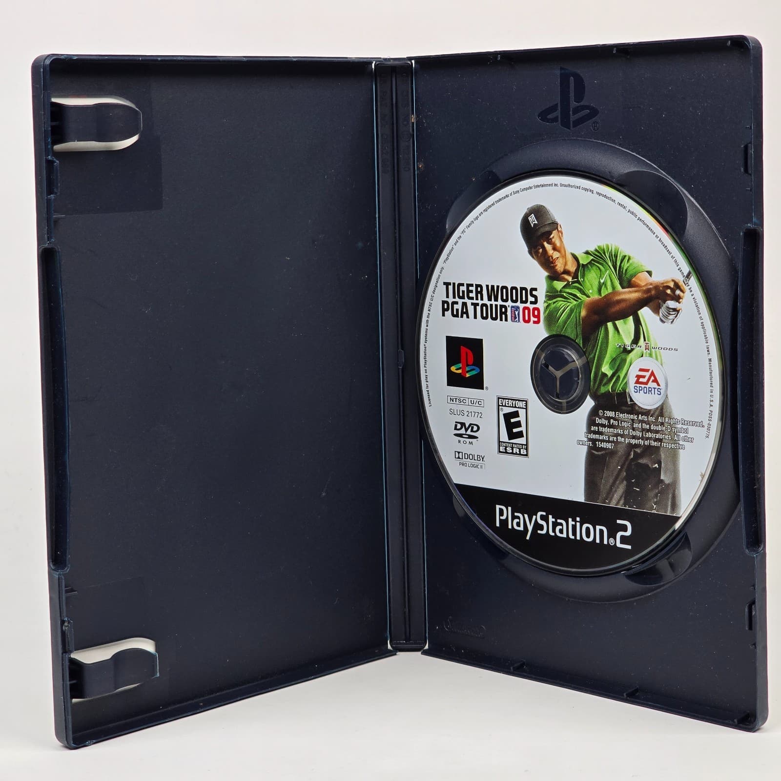Tiger Woods PGA Tour 09 (PlayStation 2 PS2) Case & Disc - Thumbnail 2