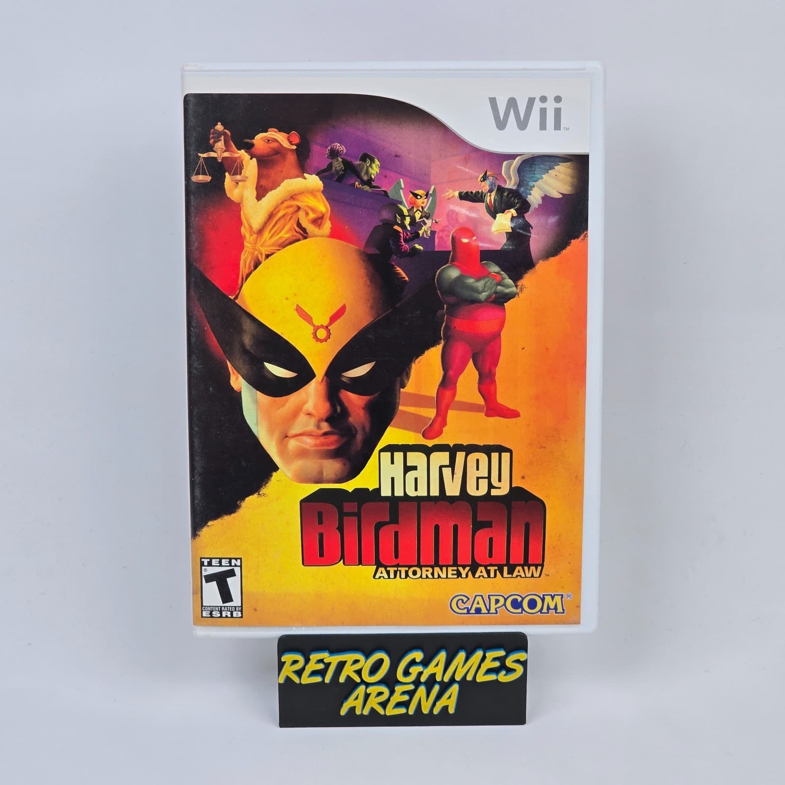 Harvey Birdman: Attorney at Law (Nintendo Wii) CIB COMPLETE & TESTED