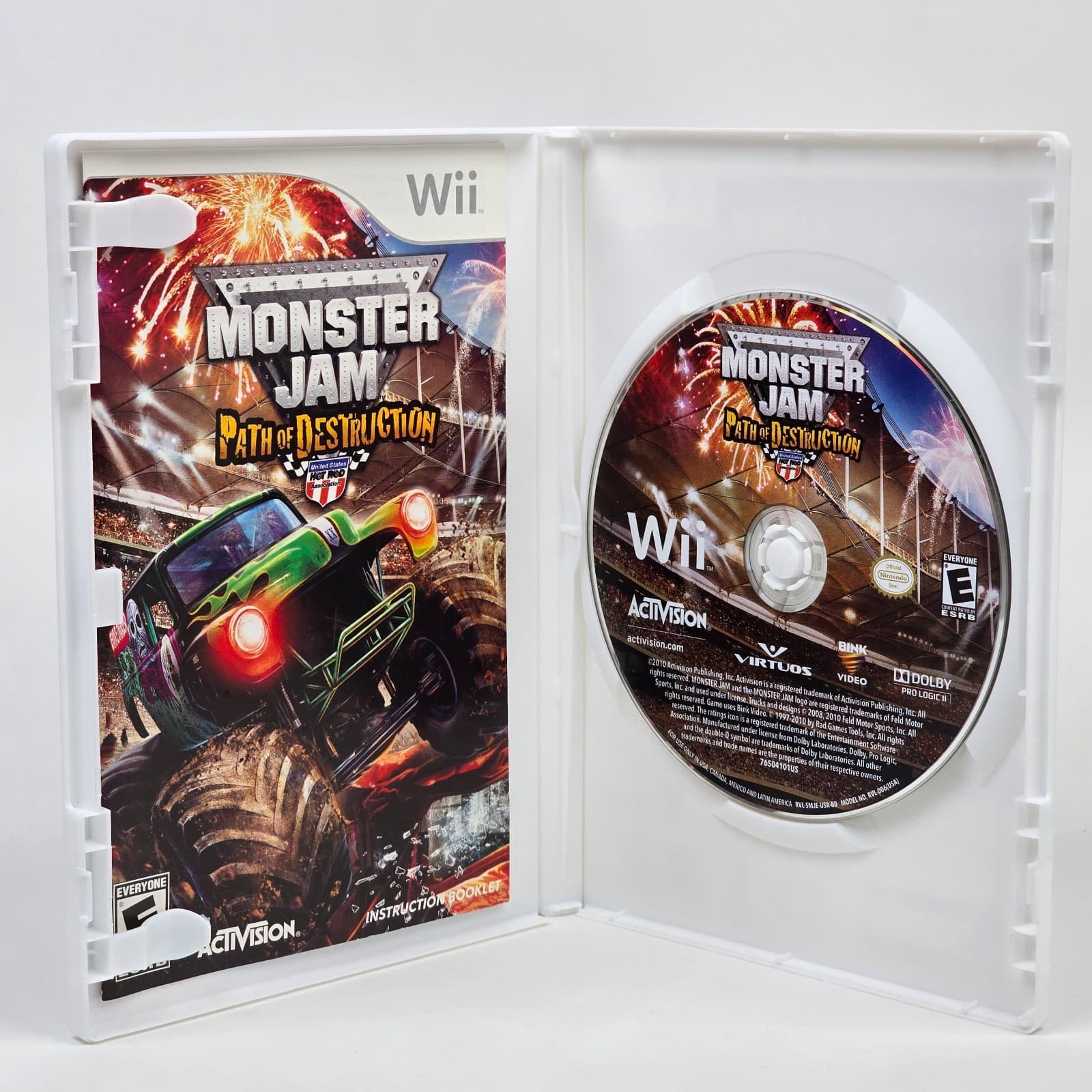 Monster Jam: Path of Destruction (Nintendo Wii) CIB COMPLETE & TESTED - Thumbnail 2